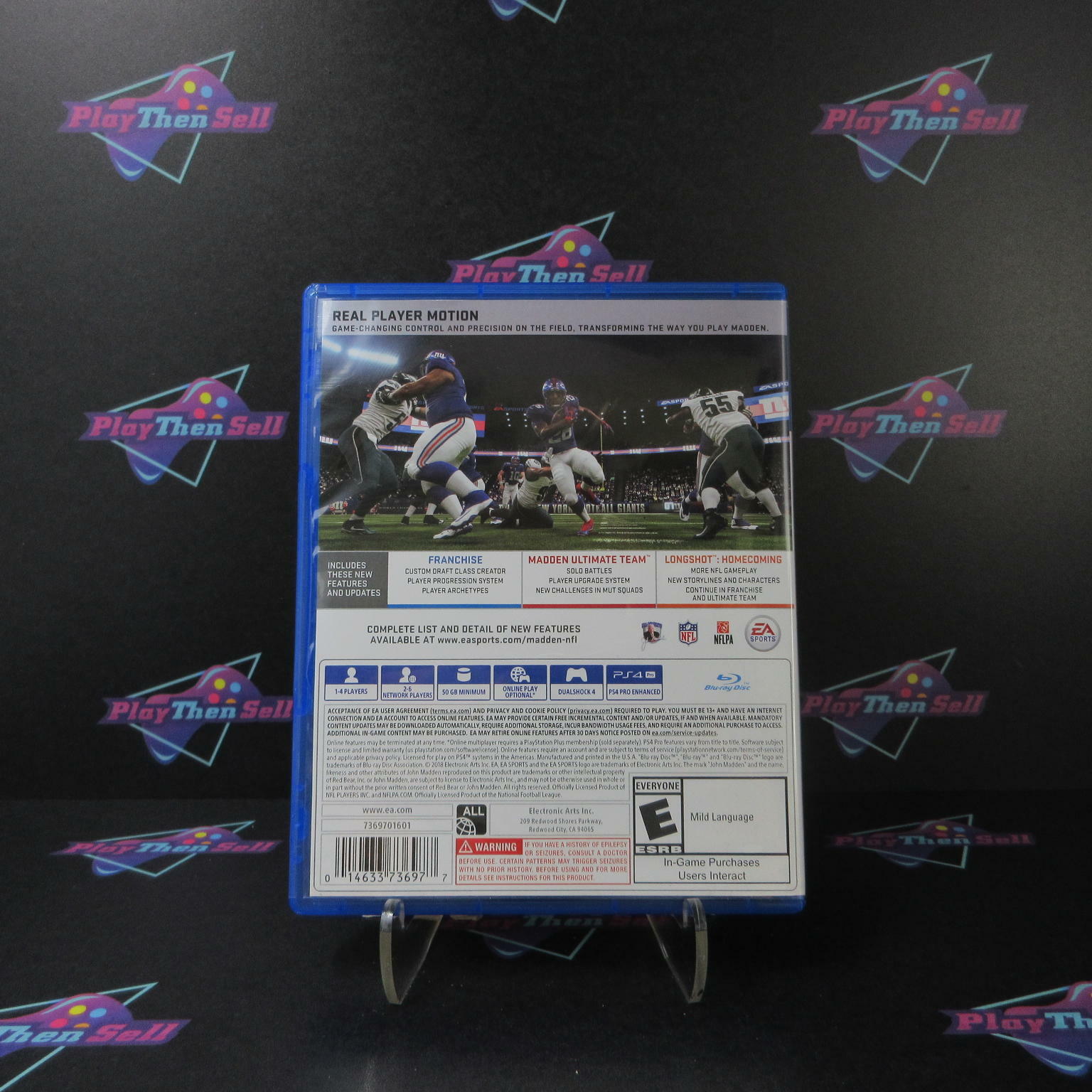 Madden NFL 19 PS4 PlayStation 4 DD - Very Good