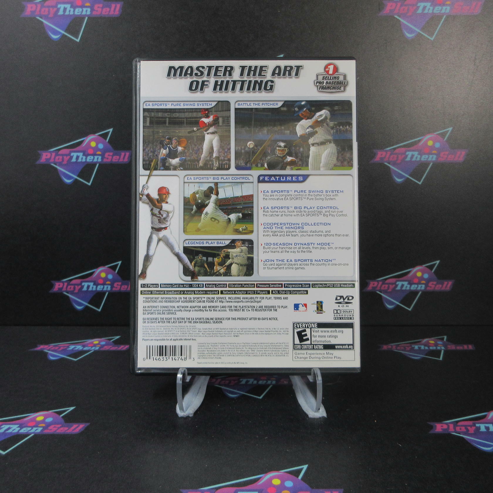 MVP Baseball 2004 PS2 PlayStation 2 AD Complete CIB - Very Good