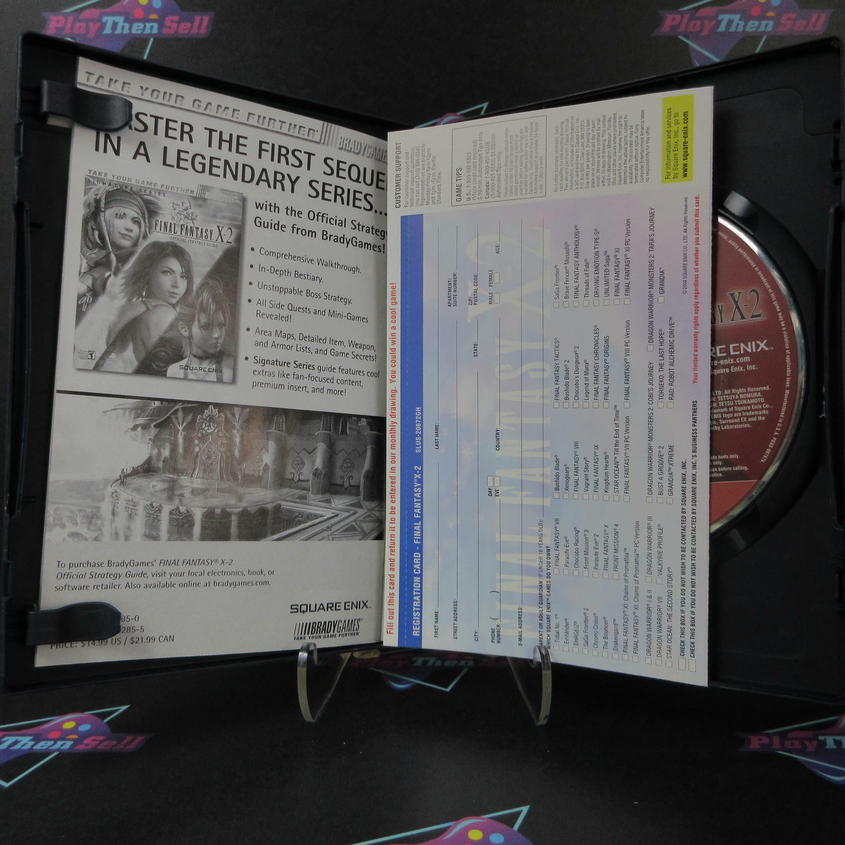 Final Fantasy X-2 PS2 PlayStation 2 GH + Reg Card - Like New