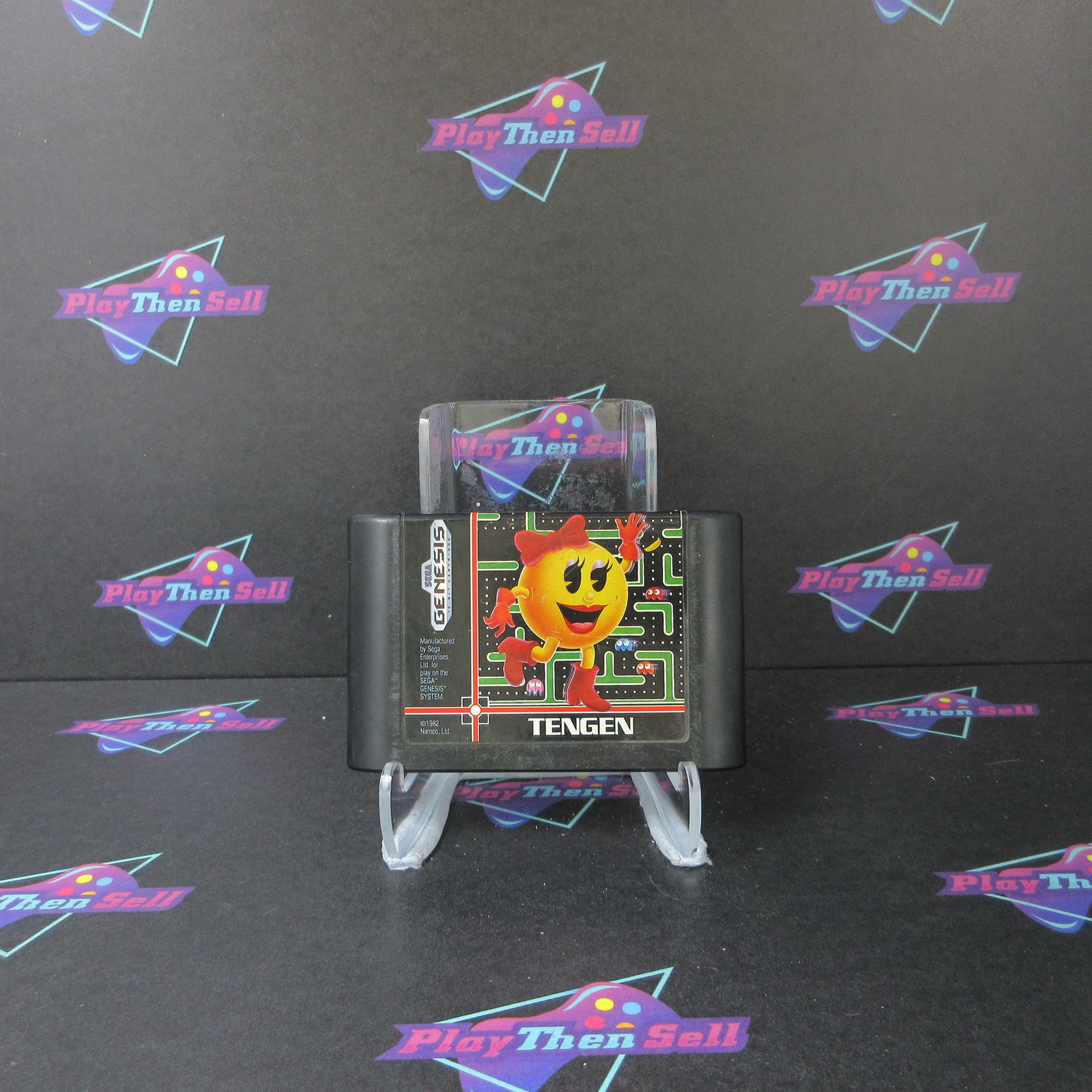 Ms. Pac-man Sega Genesis Cart Only Authentic / Tested - Very Good