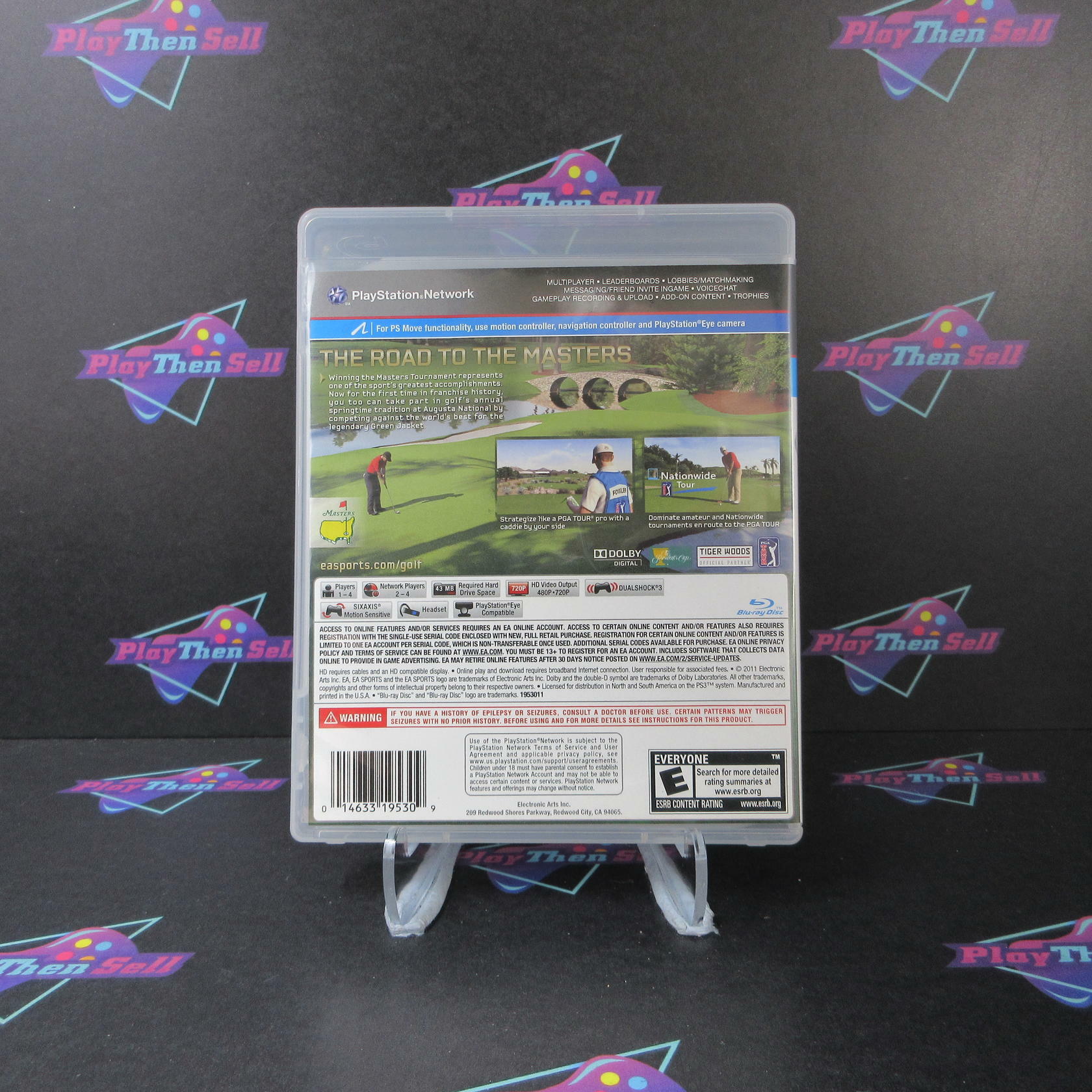 Tiger Woods PGA Tour 12 The Masters PS3 PlayStation 3 - Very Good