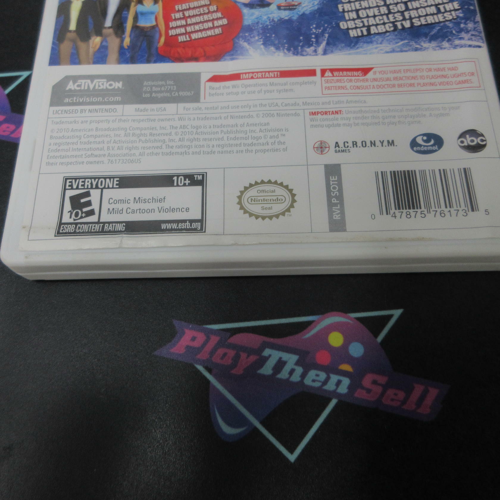 WipeOut The Game Nintendo Wii AD/MD Complete CIB - Very Good