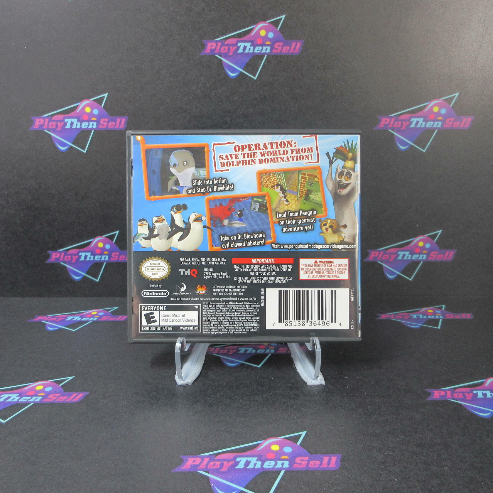 Penguins of Madagascar Dr Blowhole Returns Again Nintendo DS - Like New