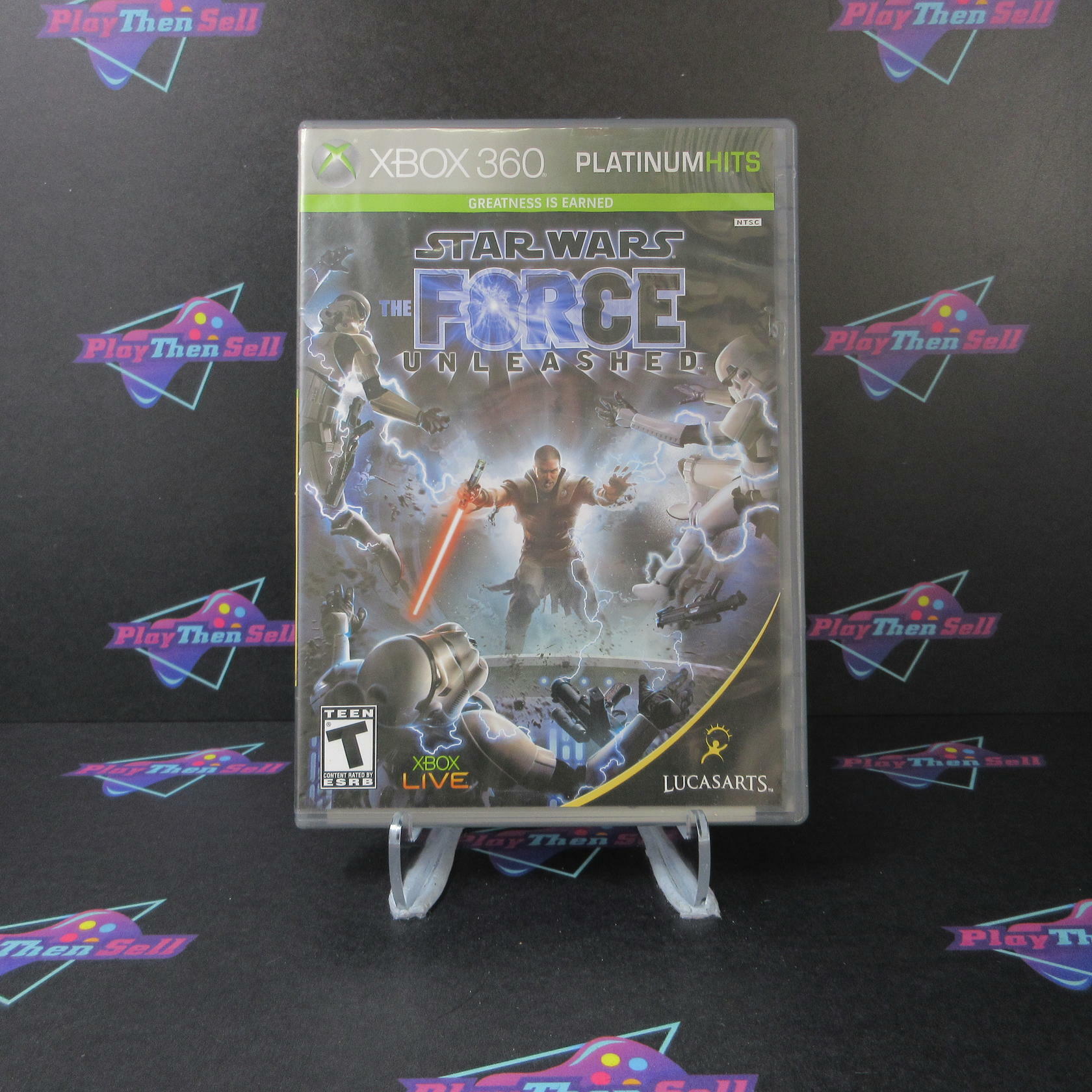 Star Wars the Force Unleashed PH Xbox 360 AD Complete CIB - Very Good