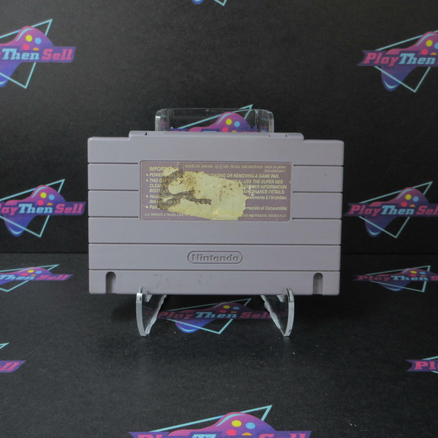 Cliffhanger Super Nintendo SNES AD Cart Only Authentic / Tested - Very Good