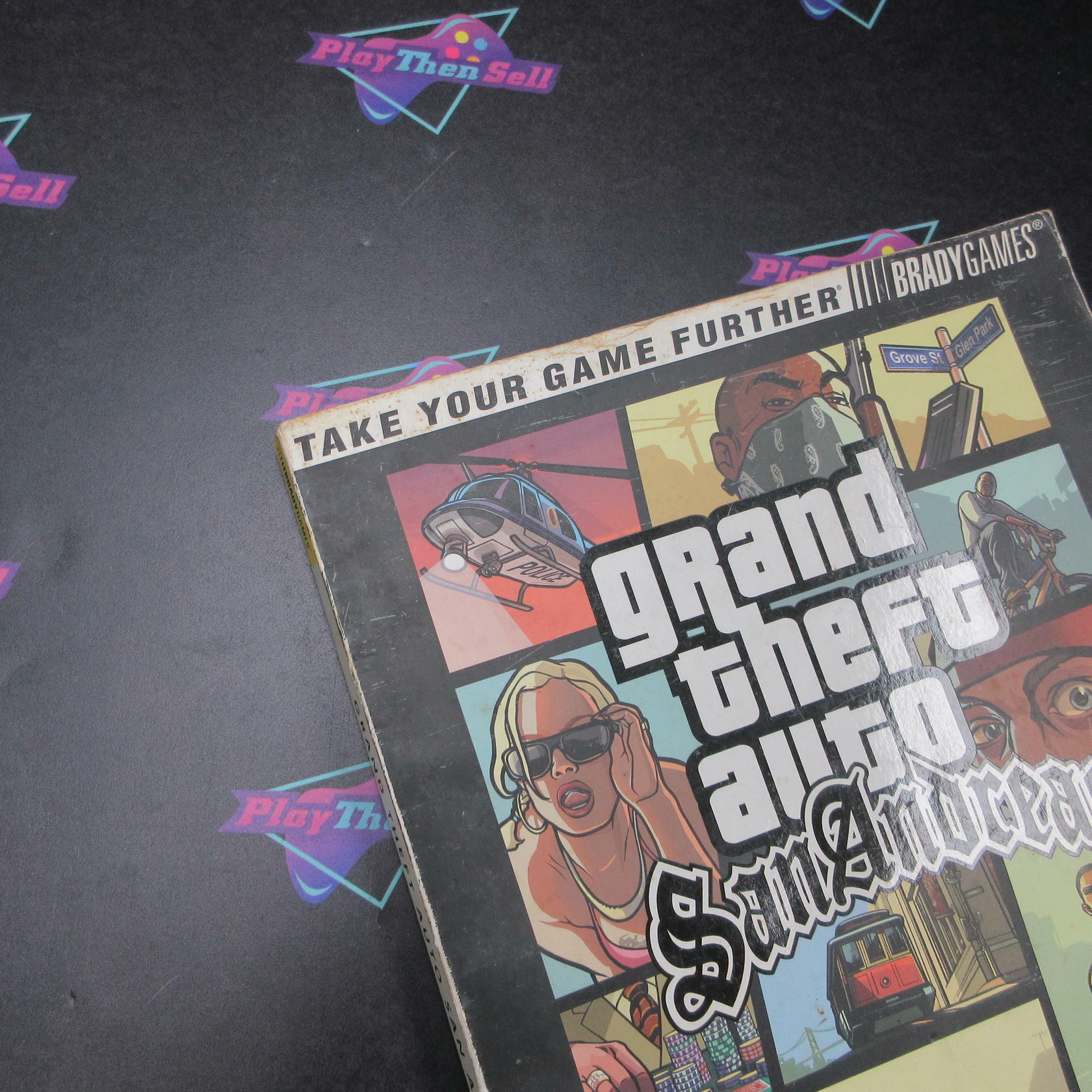 Grand Theft Auto San Andreas Strategy Guide PS2 No Foldout AD - See Pics - Good