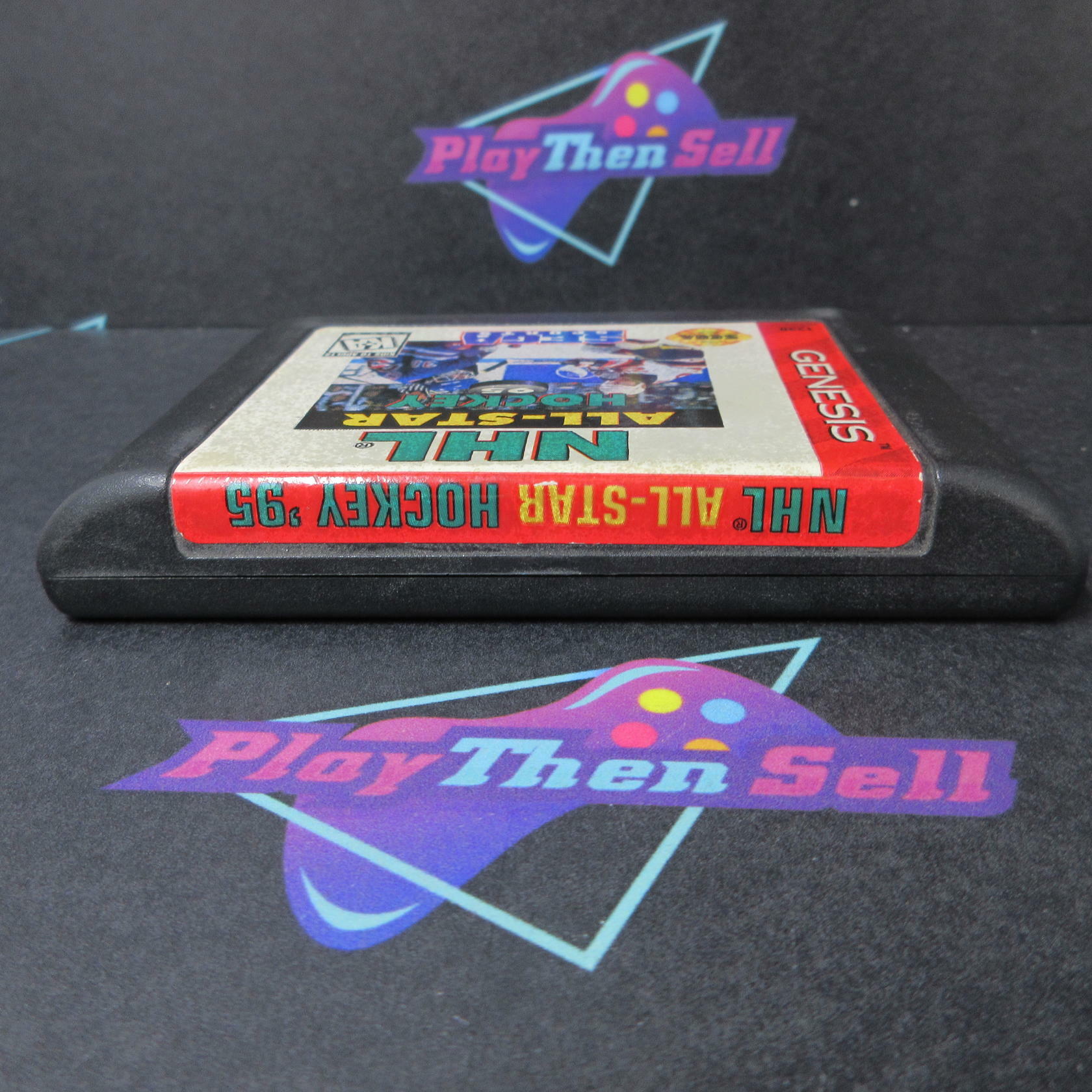 NHL All-Star Hockey 95 Sega Genesis Cartridge Only AD Tested - Very Good