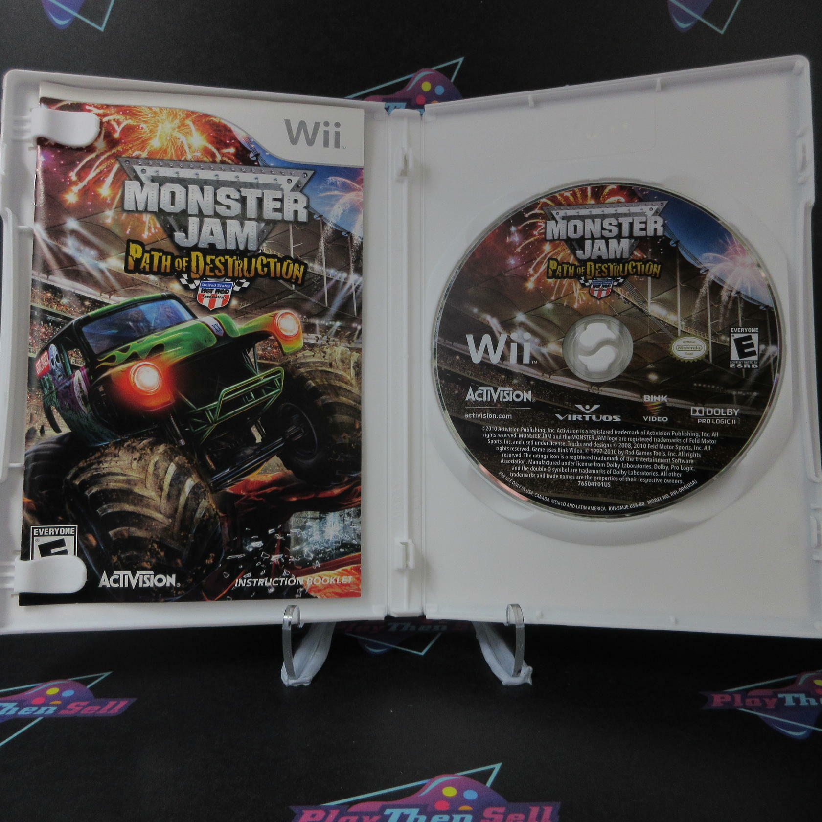 Monster Jam Path Of Destruction Nintendo Wii - Like New