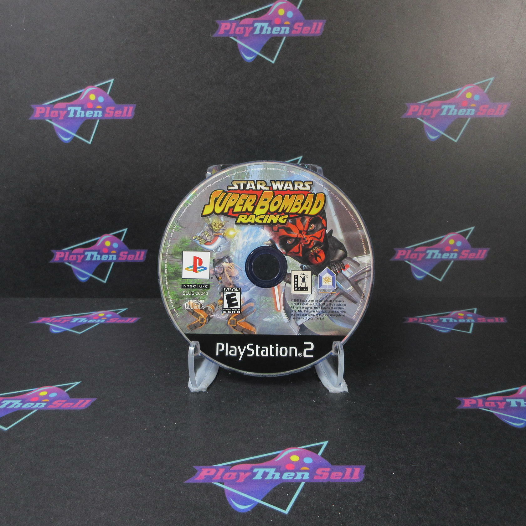 Star Wars Super Bombad Racing PS2 Playstation 2 Disc Only - Very Good