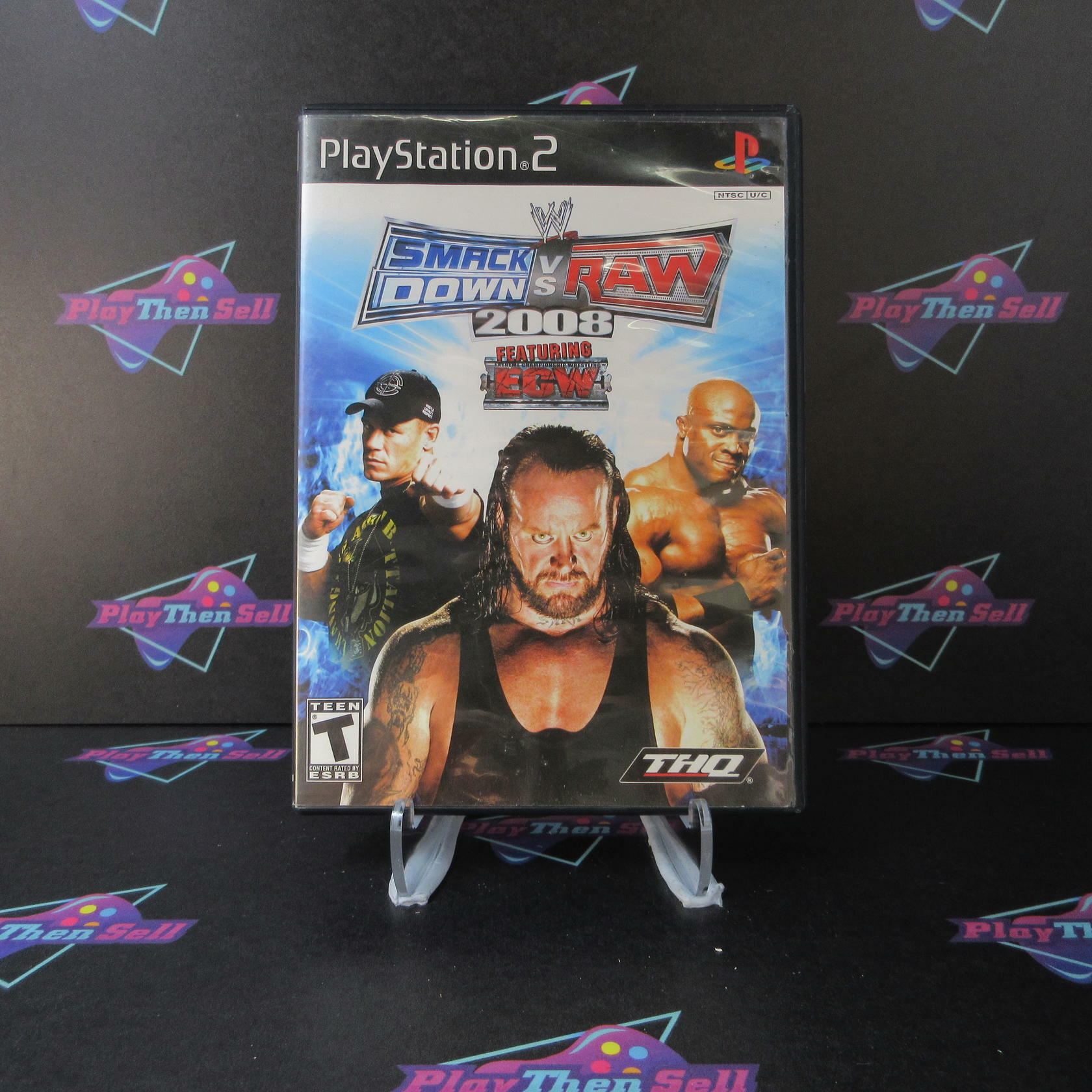 WWE SmackDown vs. Raw 2008 PS2 PlayStation 2 - Very Good