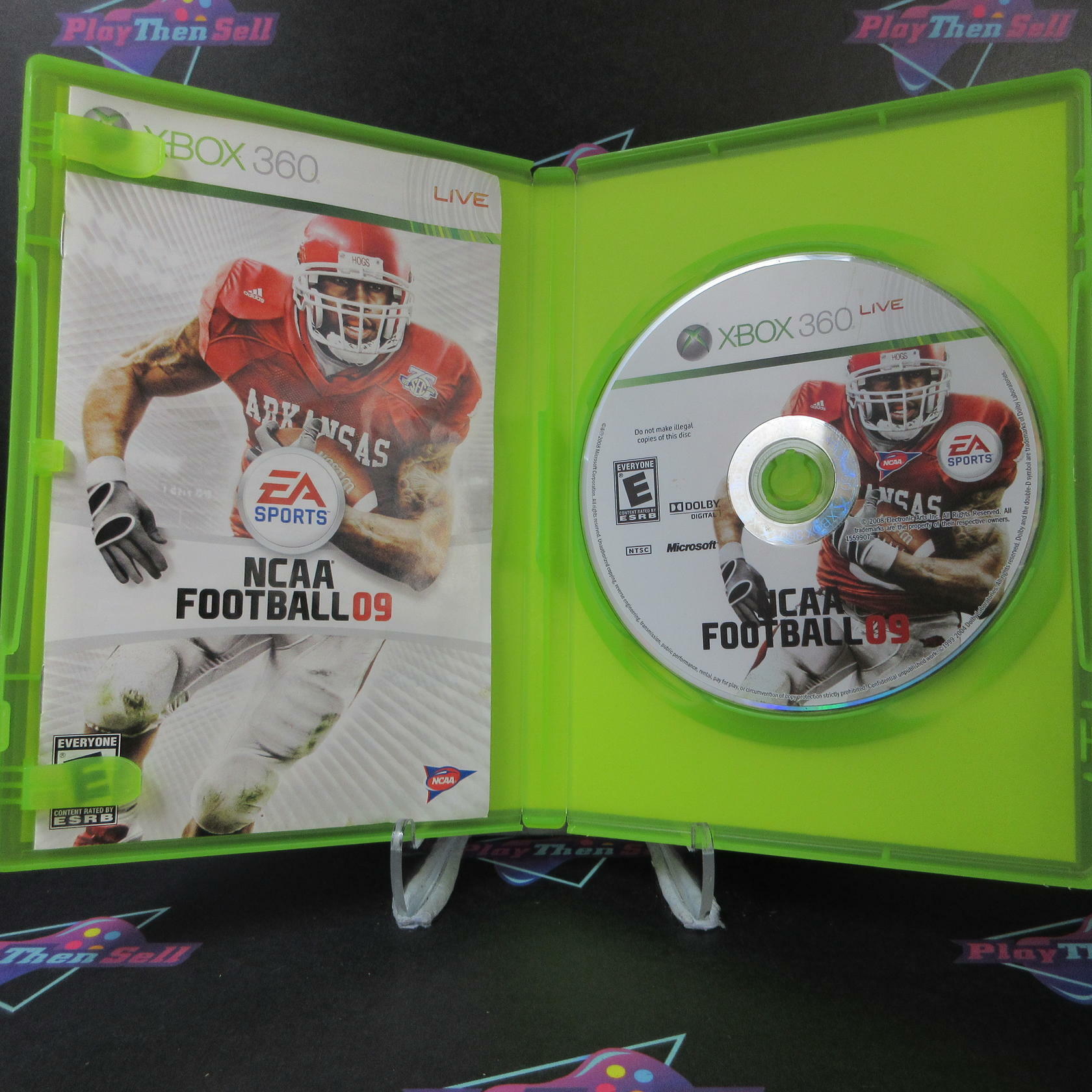 NCAA Football 09 Xbox 360 MD Complete CIB - Very Good