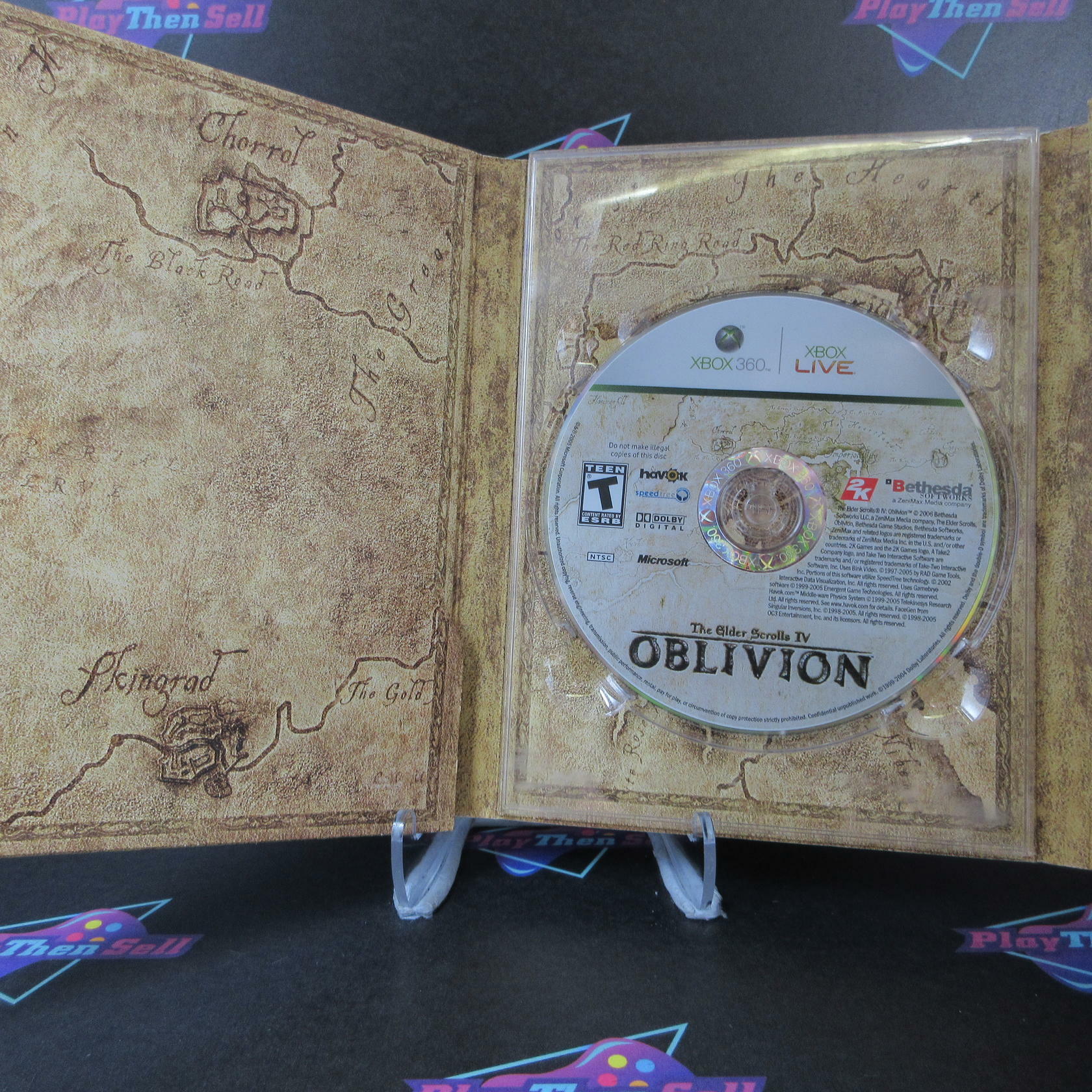 The Elder Scrolls IV Oblivion Collector's Edition Xbox 360 AD/NM - No Coin/Guide - Very Good