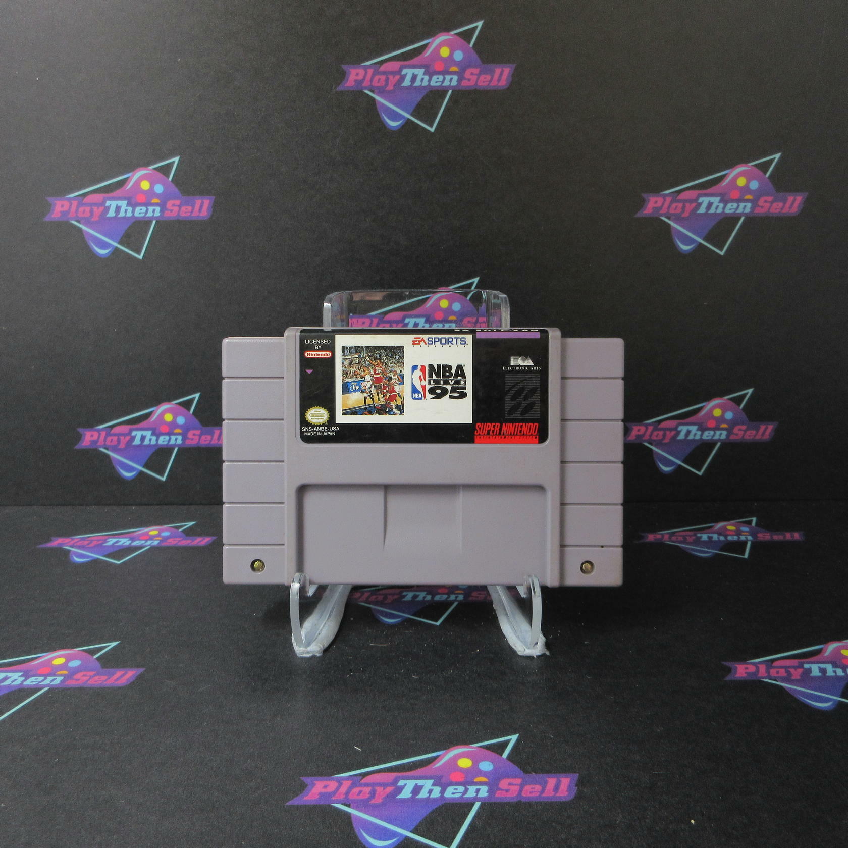 NBA Live 95 SNES Super Nintendo SNES Cartridge Only Authentic / Tested - Very Good