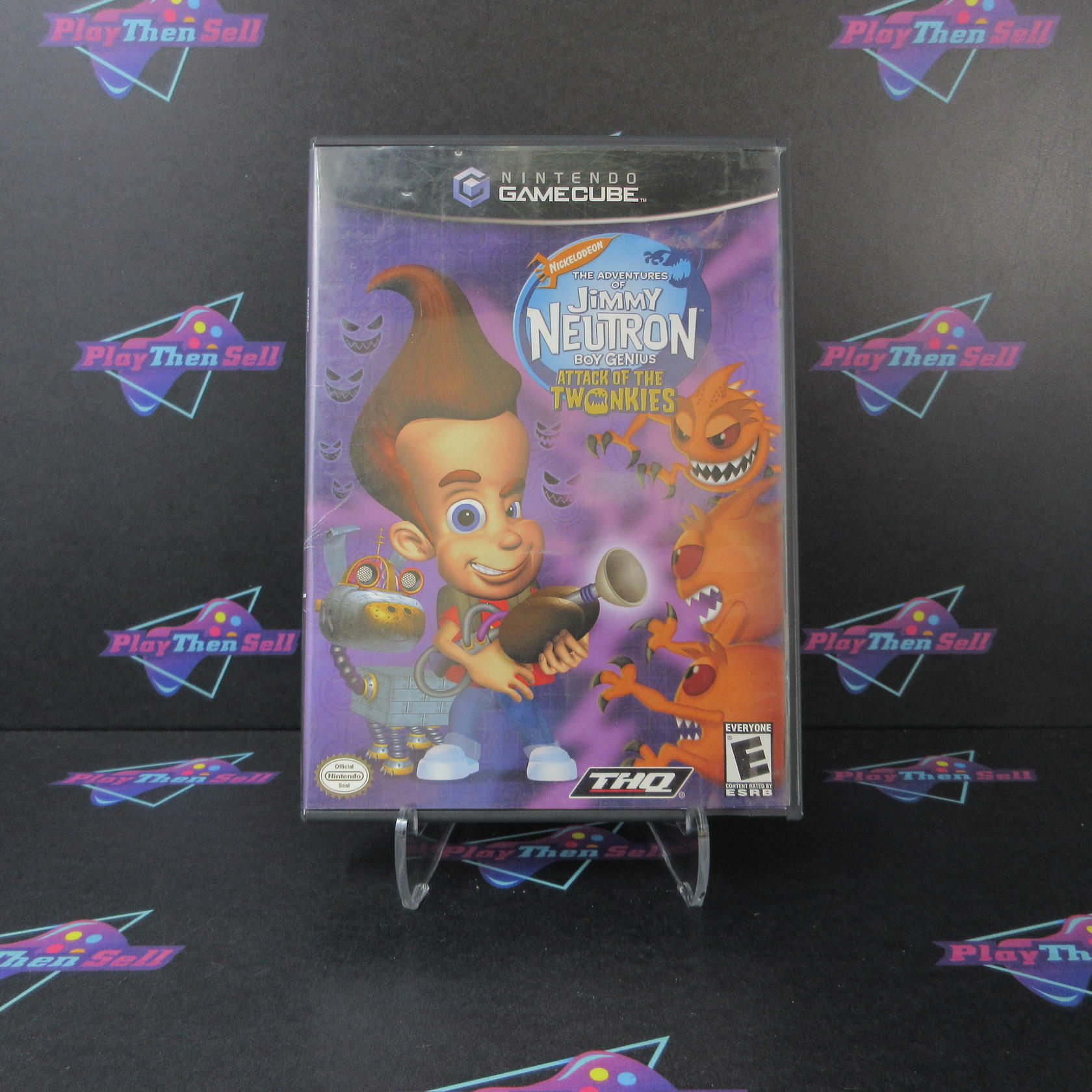 The Adventures of Jimmy Neutron Attack of the Twonkies Nintendo Gamecube AD CIB - Very Good