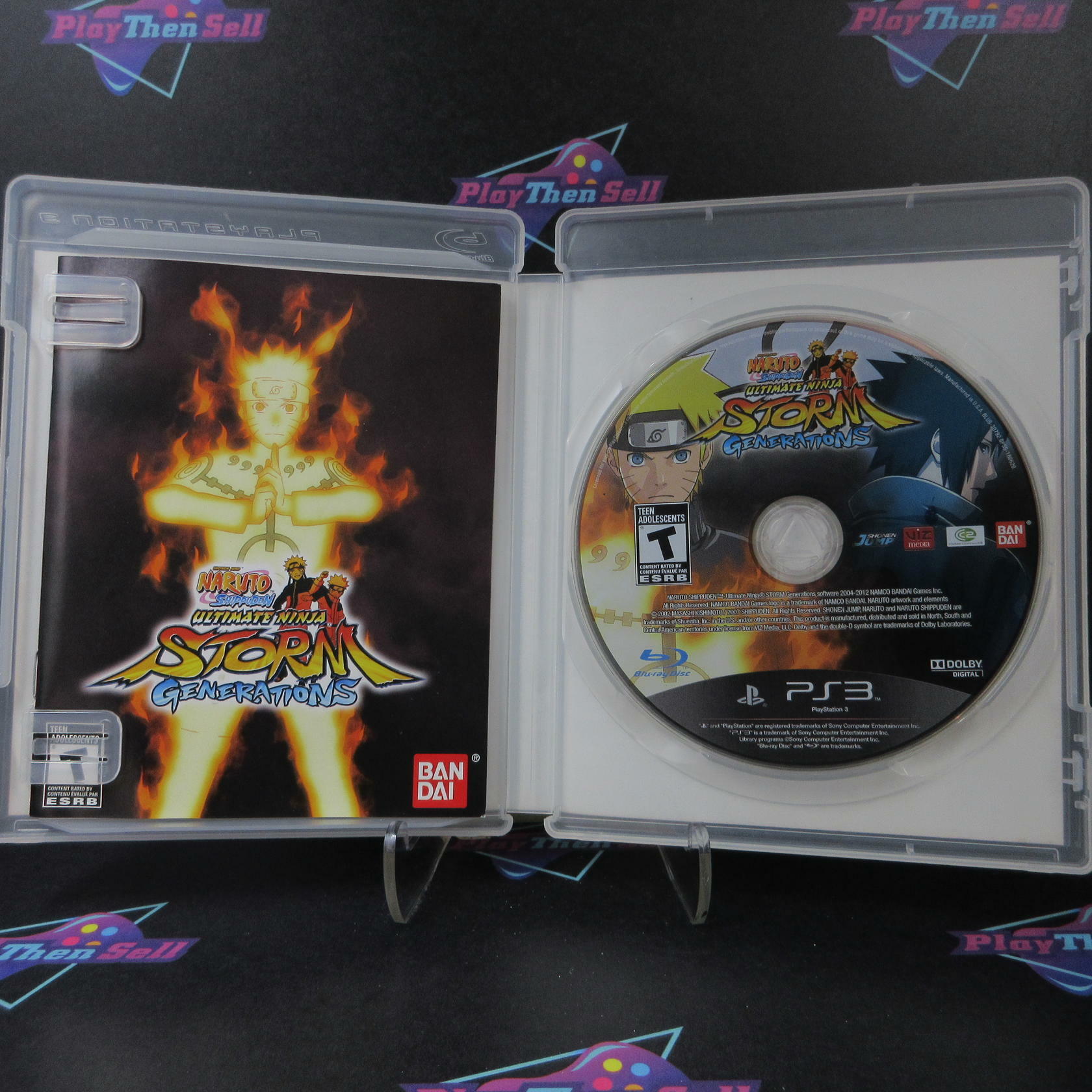 Naruto Shippuden Ultimate Ninja Storm Generations PS3 AD Complete CIB - Very Good