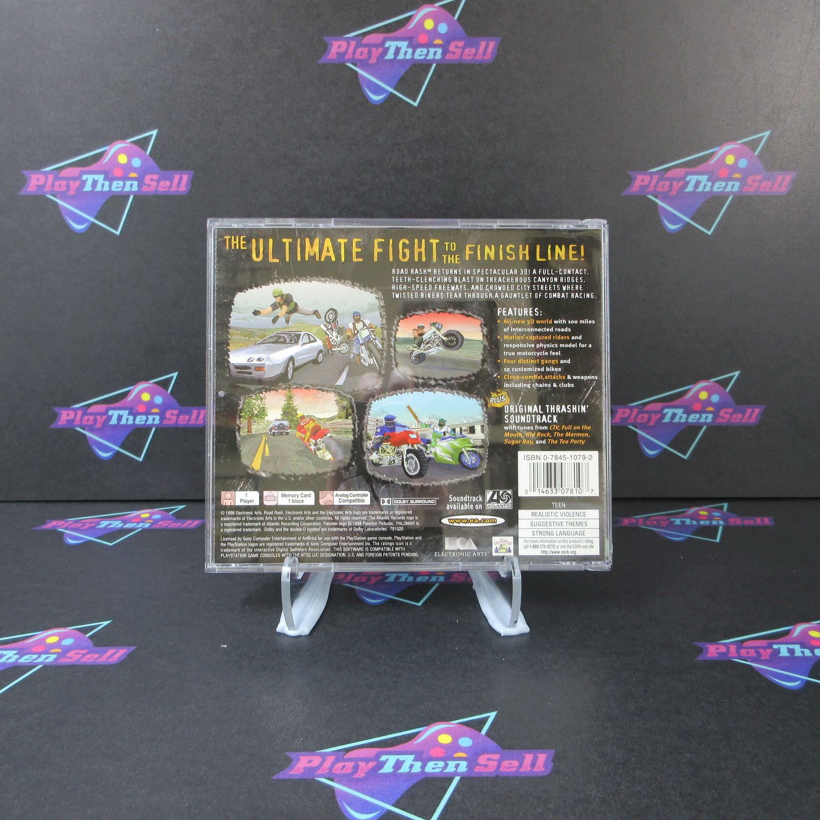 Road Rash 3D PS1 PlayStation 1 - Very Good