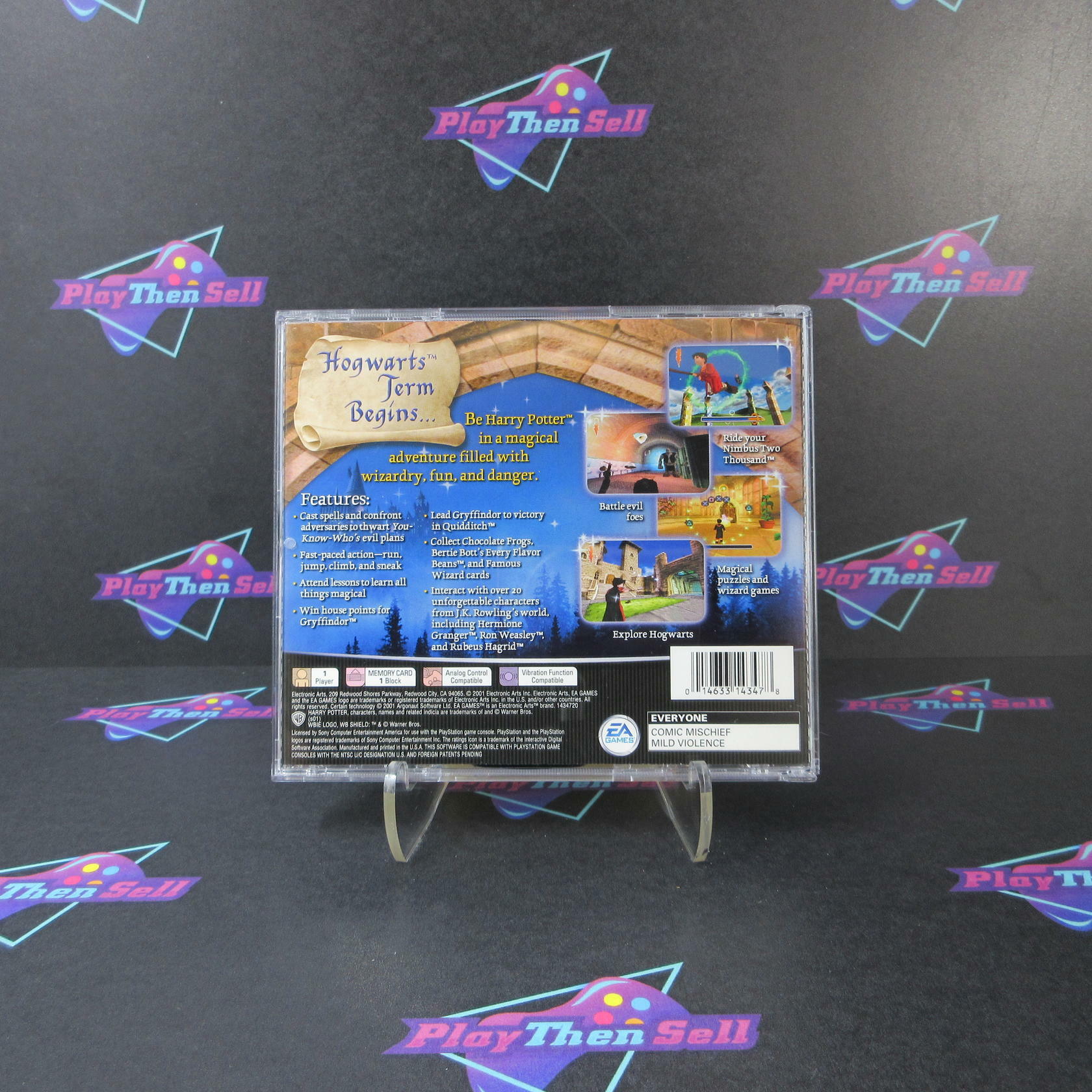 Harry Potter and the Sorcerer's Stone PS1 PlayStation 1 - Very Good