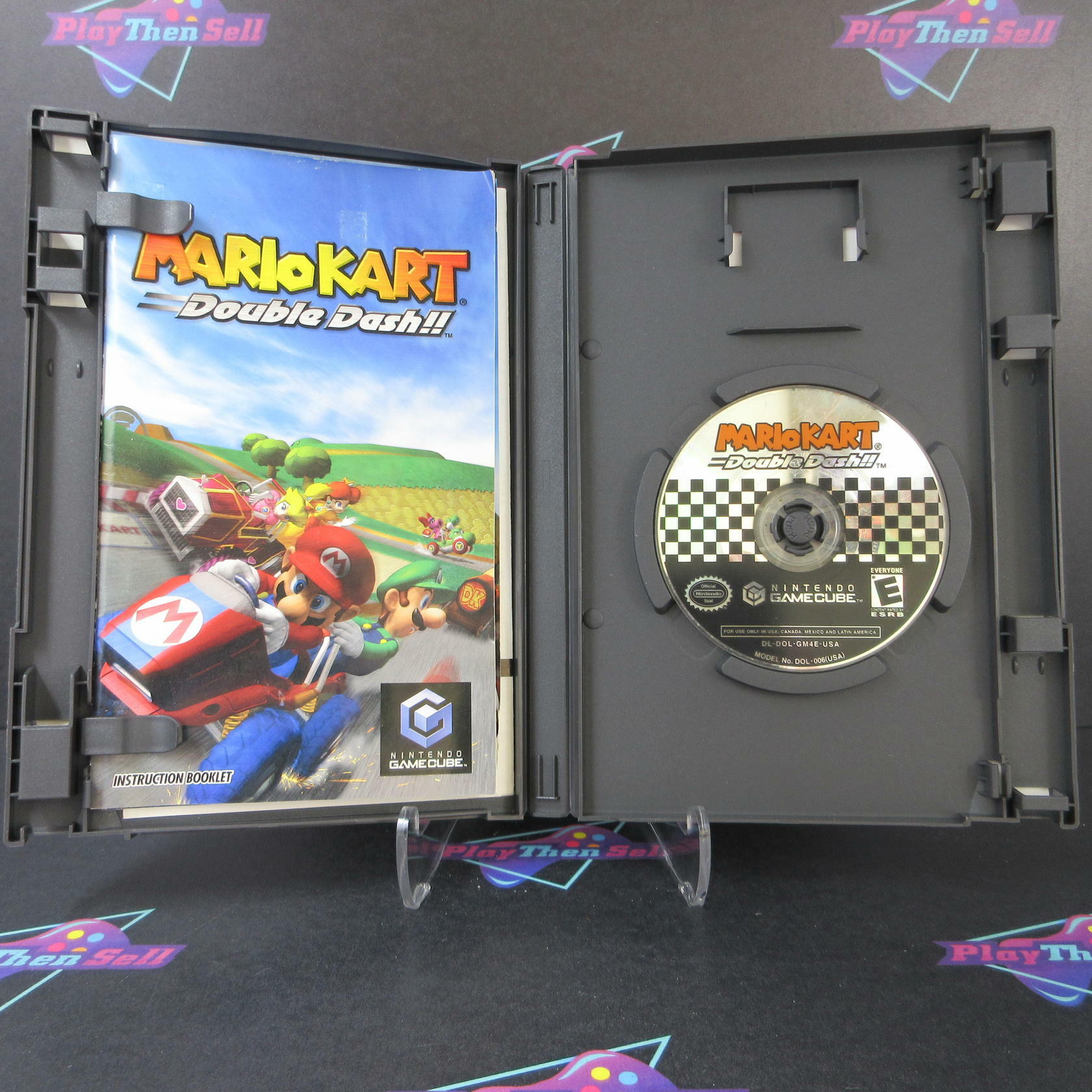 Mario Kart Double Dash Nintendo Gamecube AD Complete CIB - Very Good