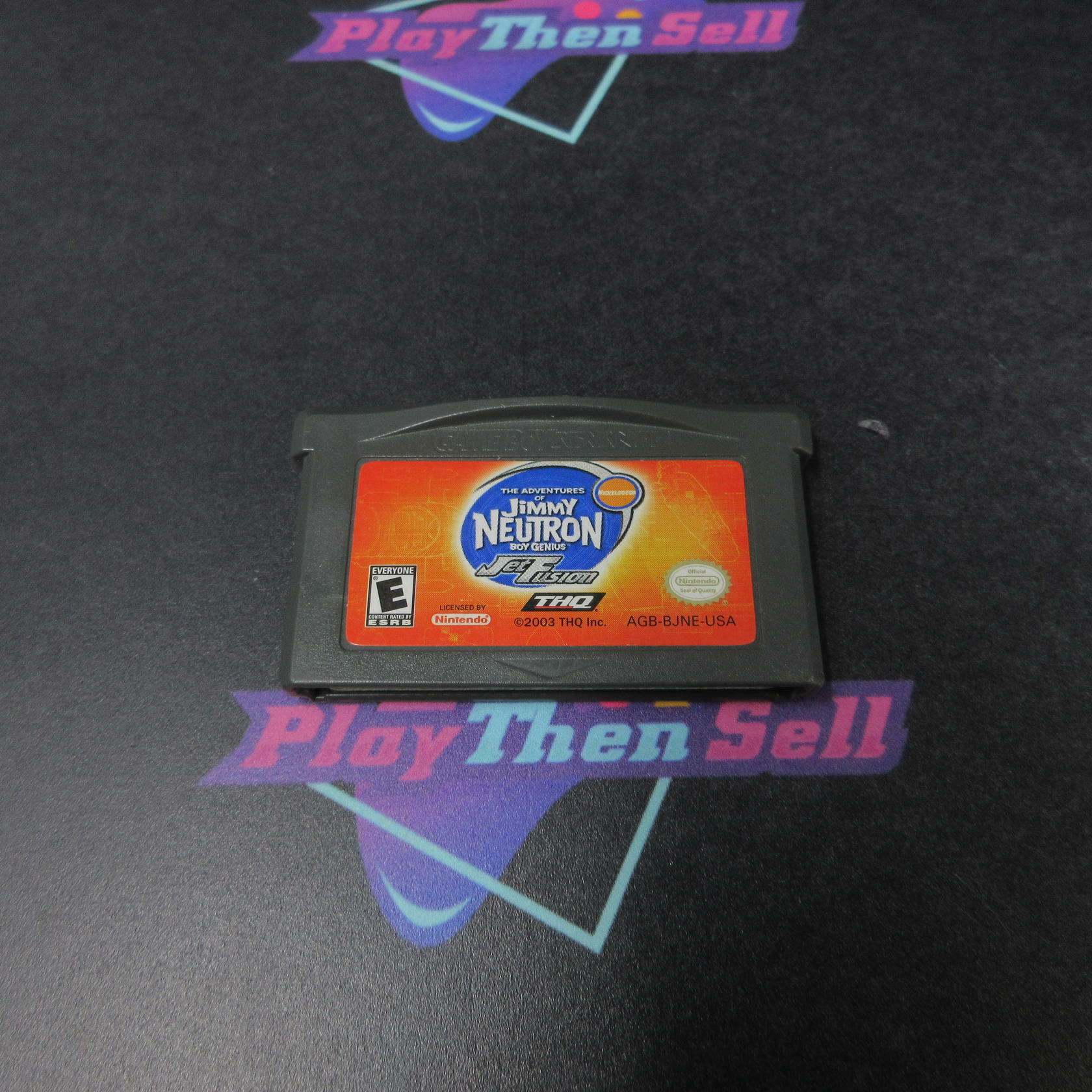 Jimmy Neutron Boy Genius Jet Fusion GameBoy Advance Cart Only Authentic / Tested - Very Good