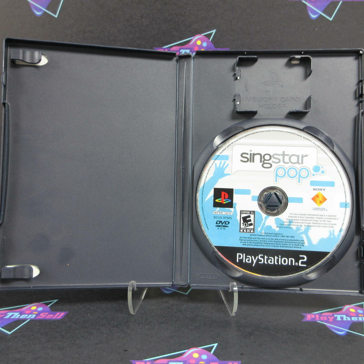 SingStar Pop PS2 PlayStation 2 AD/NM - Very Good