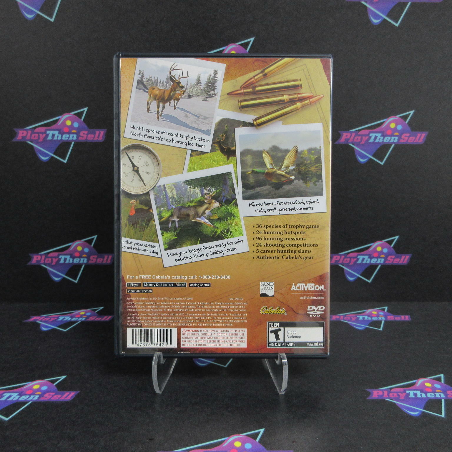 Cabela's Trophy Bucks PS2 PlayStation 2 - Like New