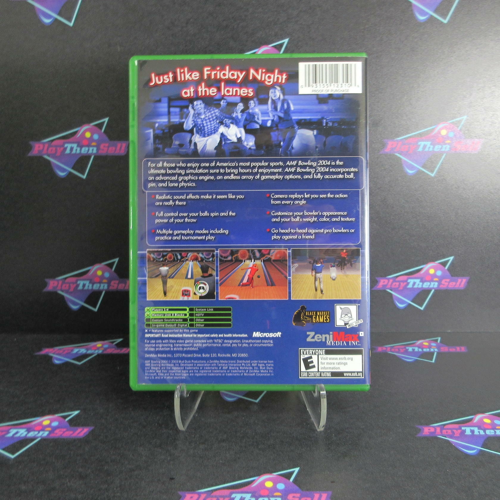 AMF Bowling 2004 Xbox + Reg Card - Like New