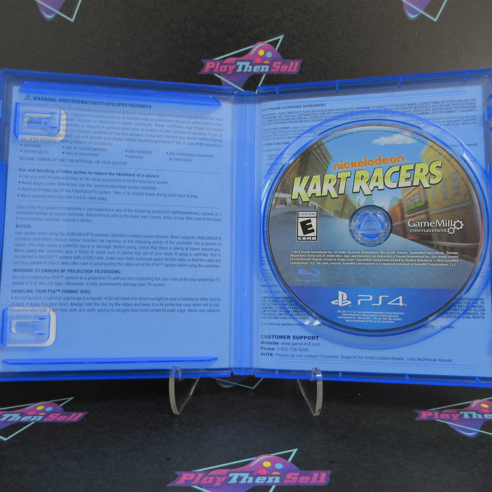 Nickelodeon Kart Racers PS4 PlayStation 4 - Like New