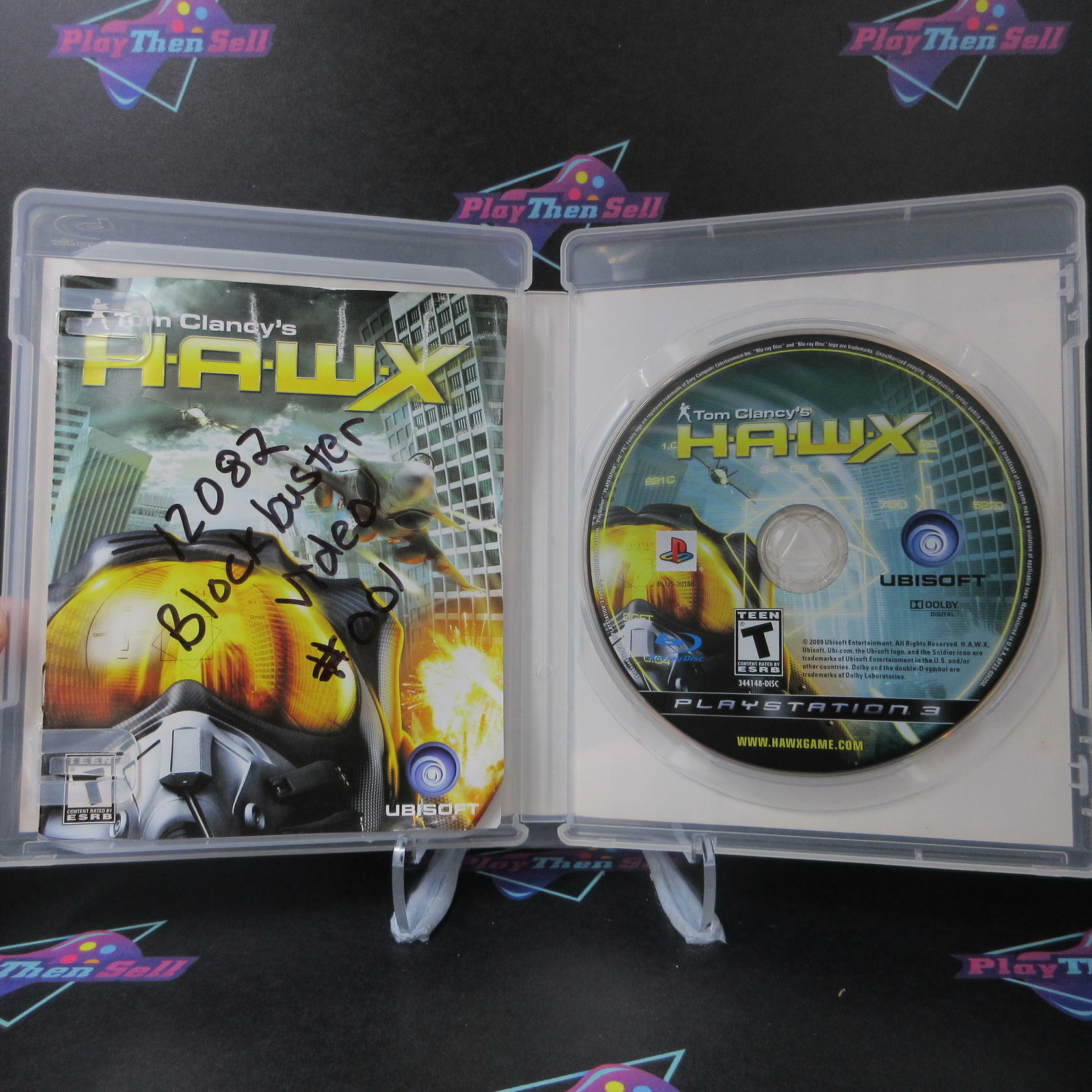 Tom Clancy's Hawx PS3 PlayStation 3 MD Complete CIB - Very Good