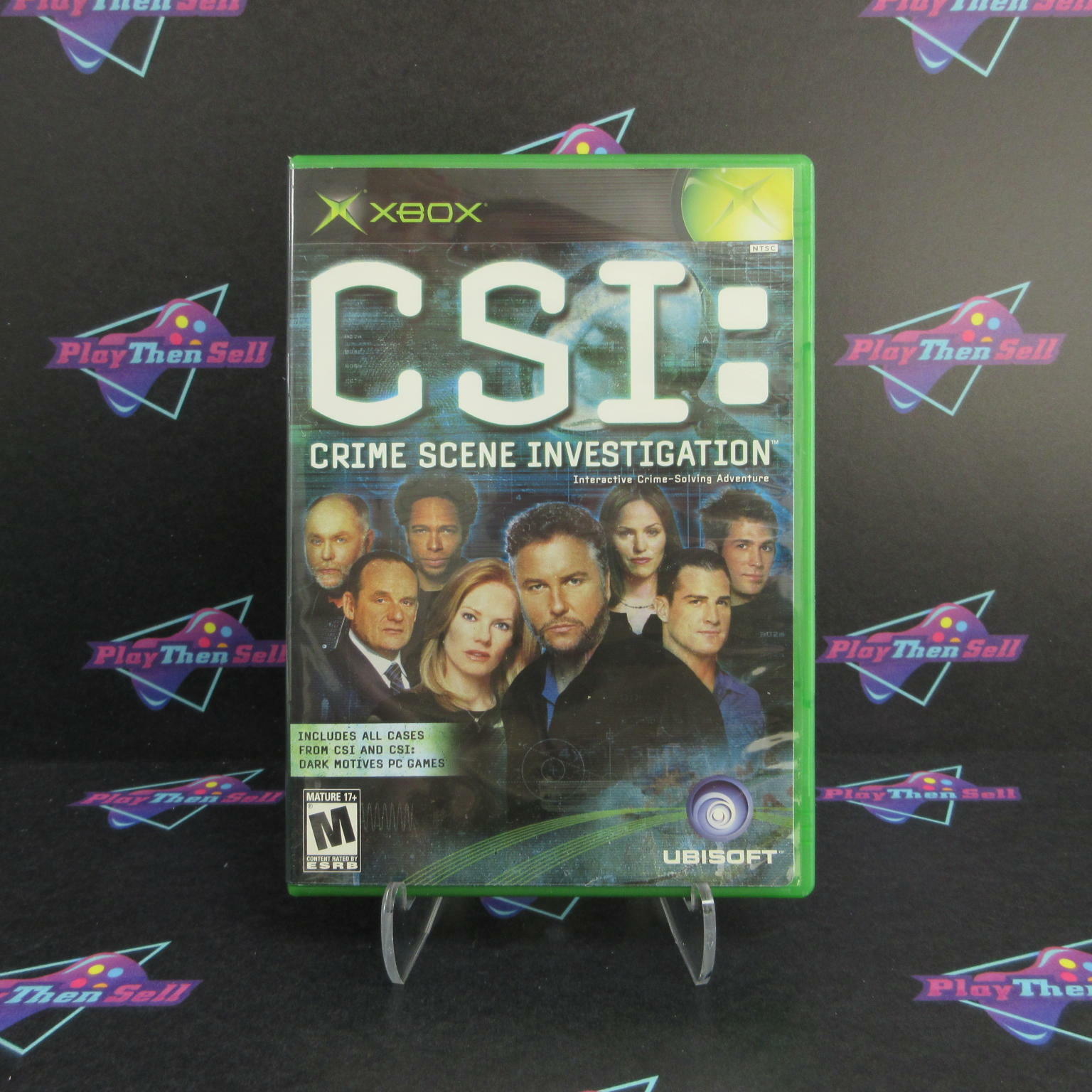 CSI Crime Scene Investigation Xbox + Reg Card - Like New