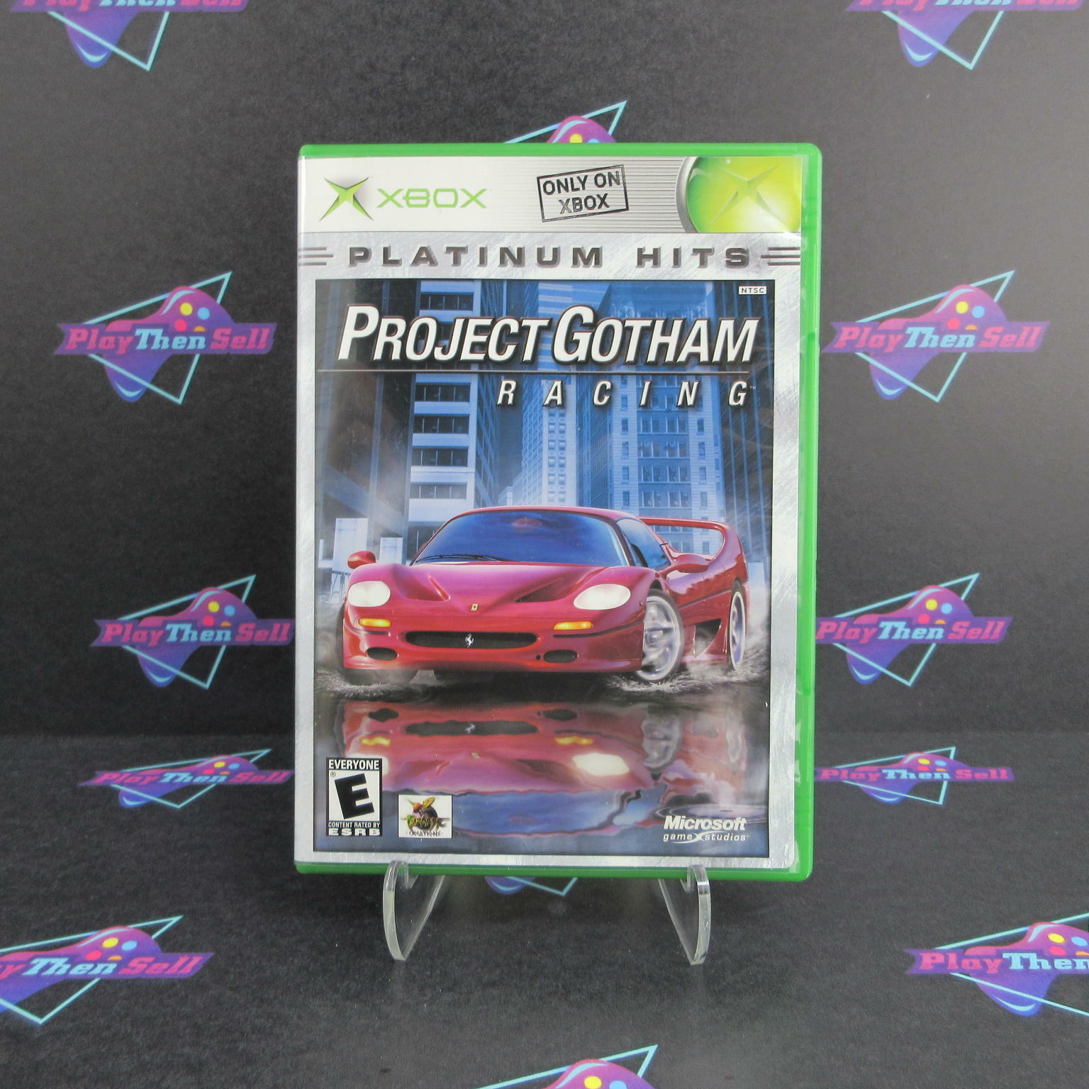 Project Gotham Racing Platinum Hits Xbox AD Complete CIB - Very Good