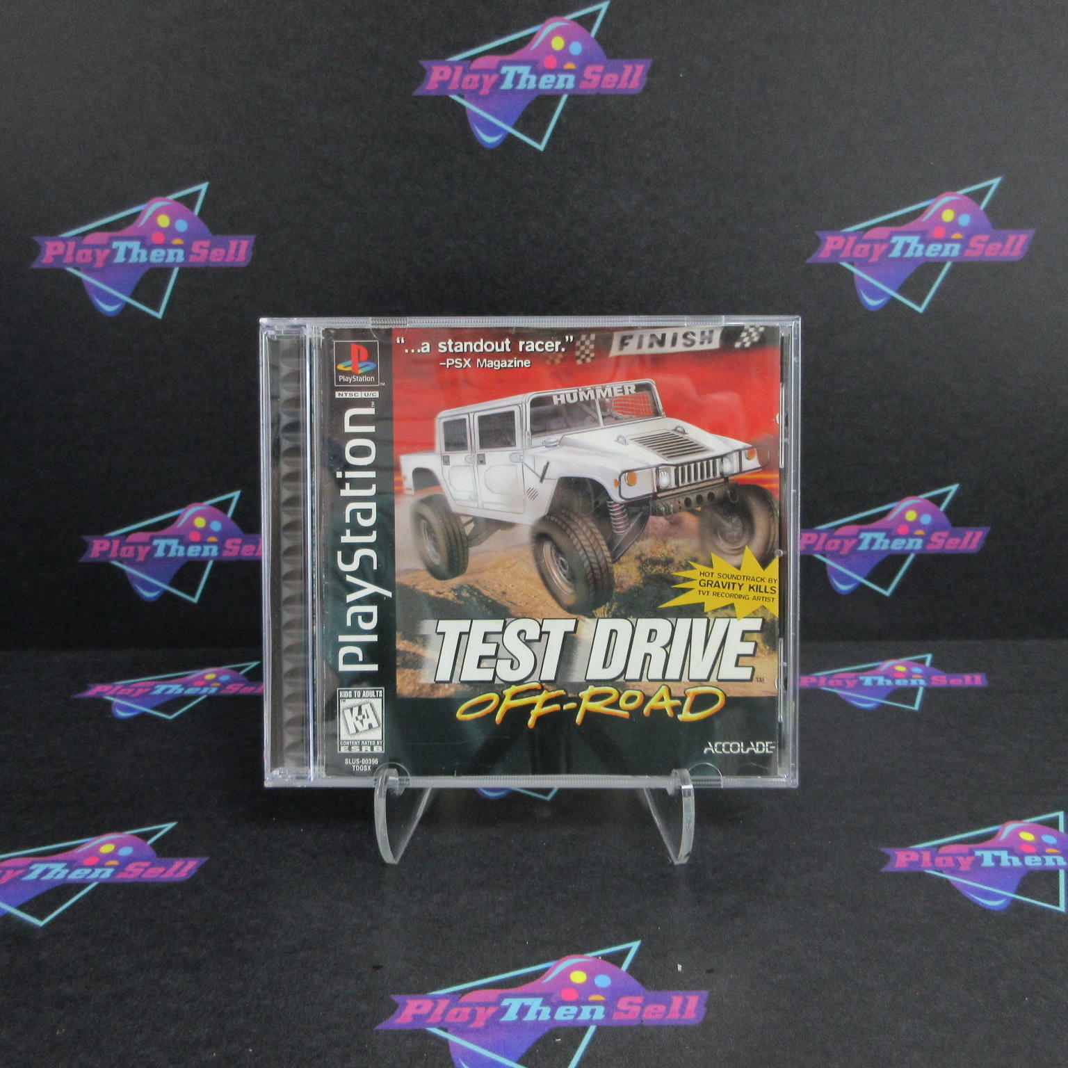 Test Drive Off Road + Reg Card PS1 PlayStation 1 WD - Very Good