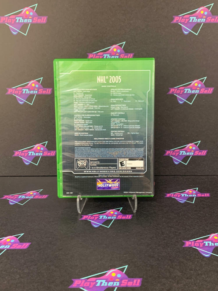 NHL 2005 Rental Art Xbox NM - Very Good