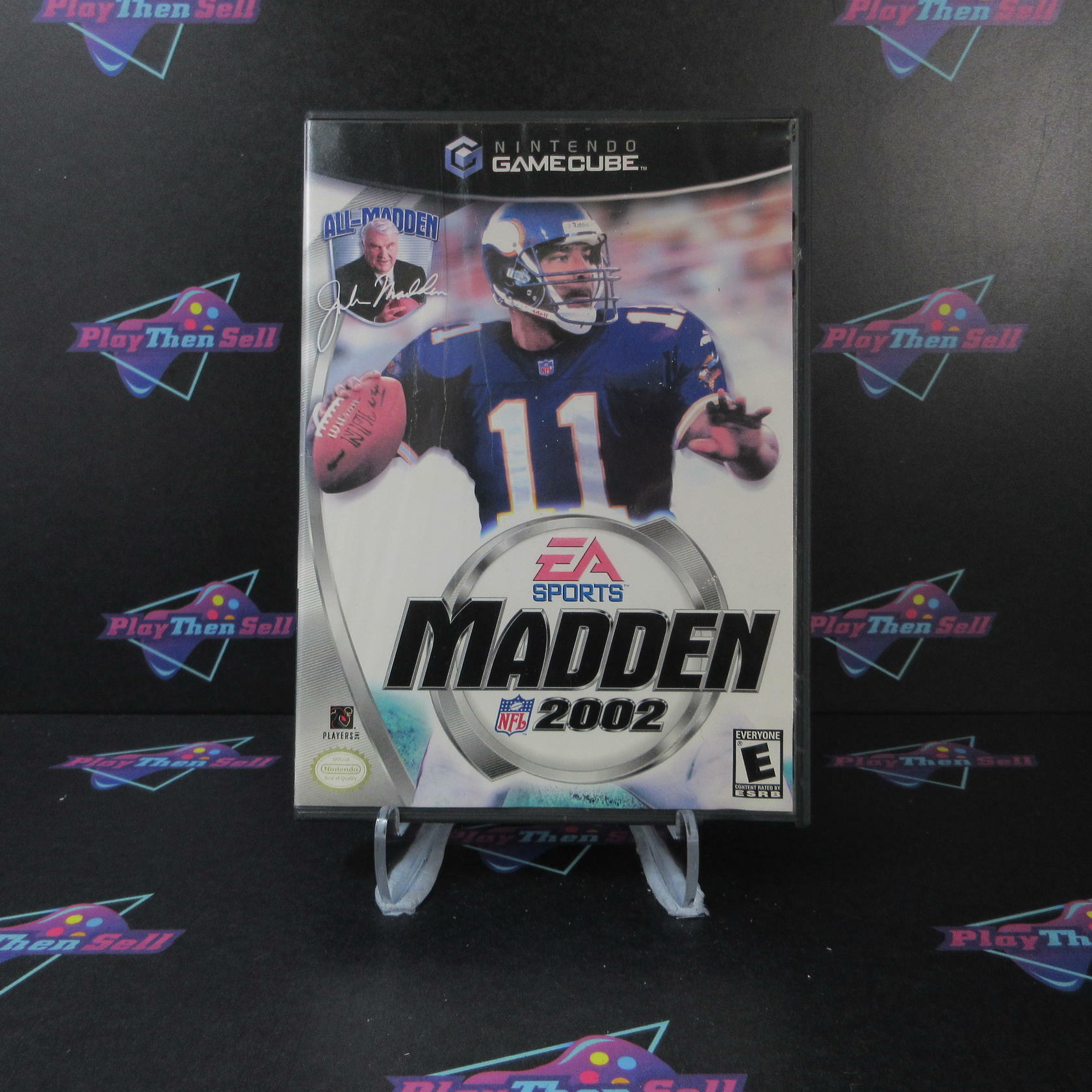 Madden NFL 2002 Nintendo GameCube AD Complete CIB - Very Good