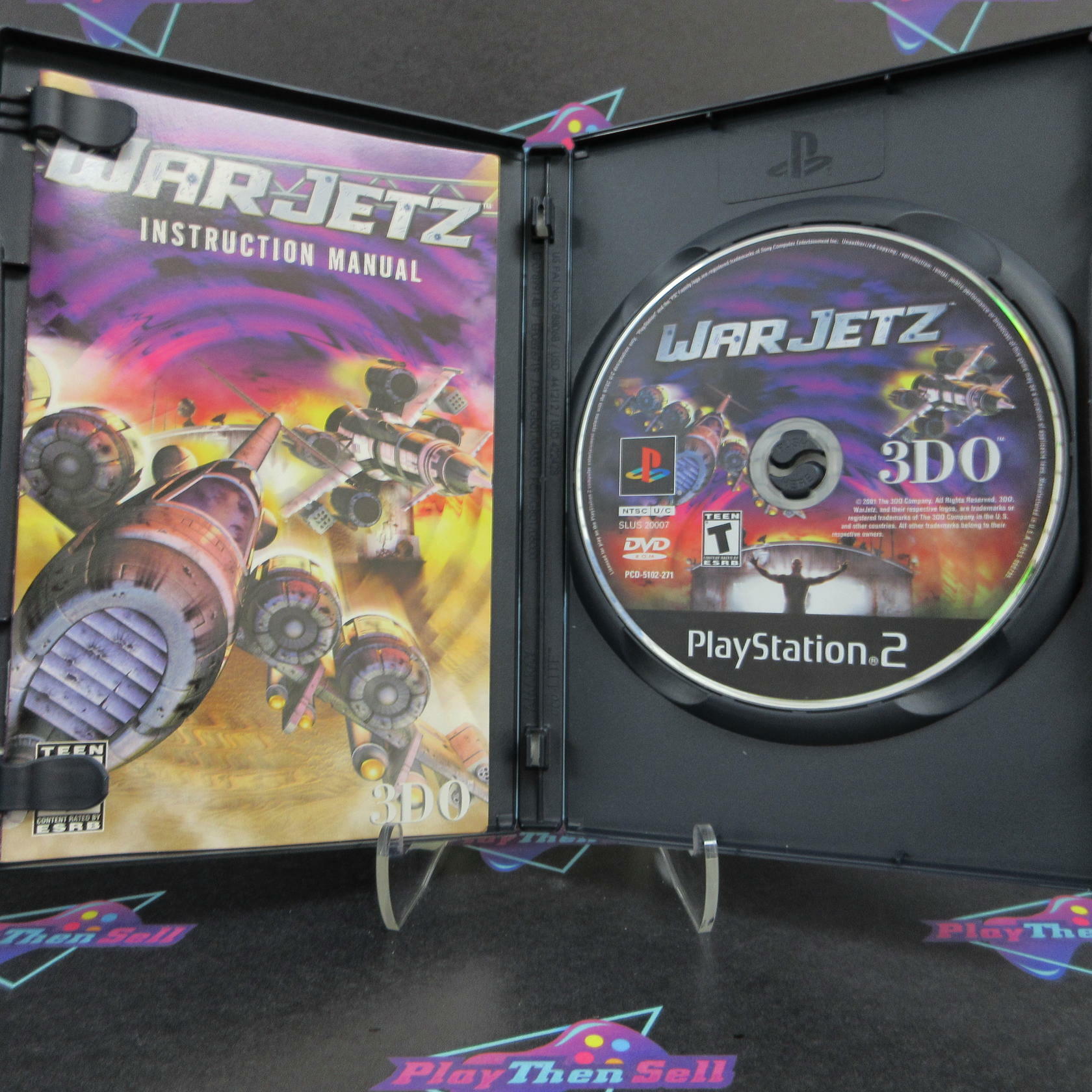 War Jetz PS2 PlayStation 2 + Reg Card - Like New
