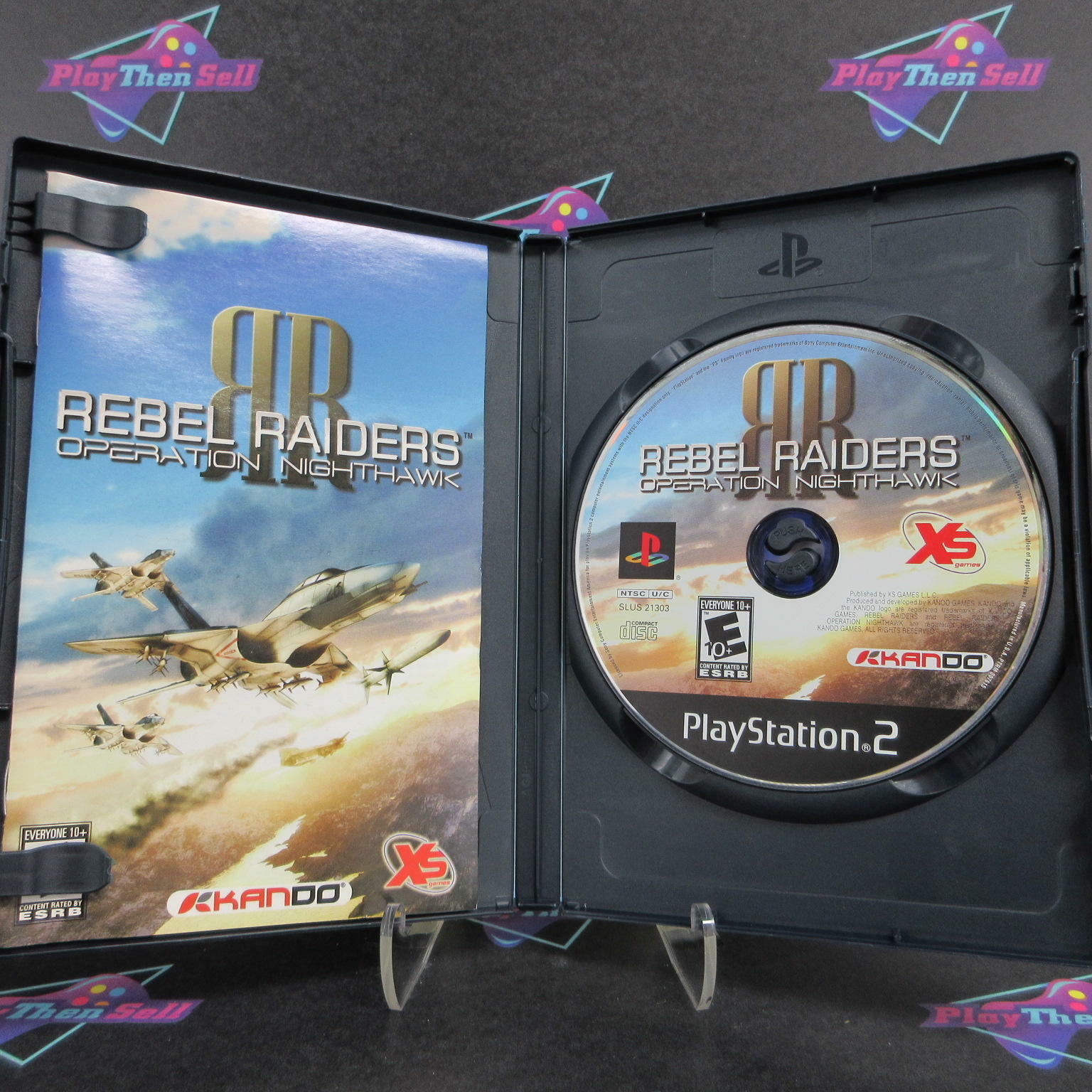 Rebel Raiders Operation Nighthawk PS2 PlayStation 2 - Like New