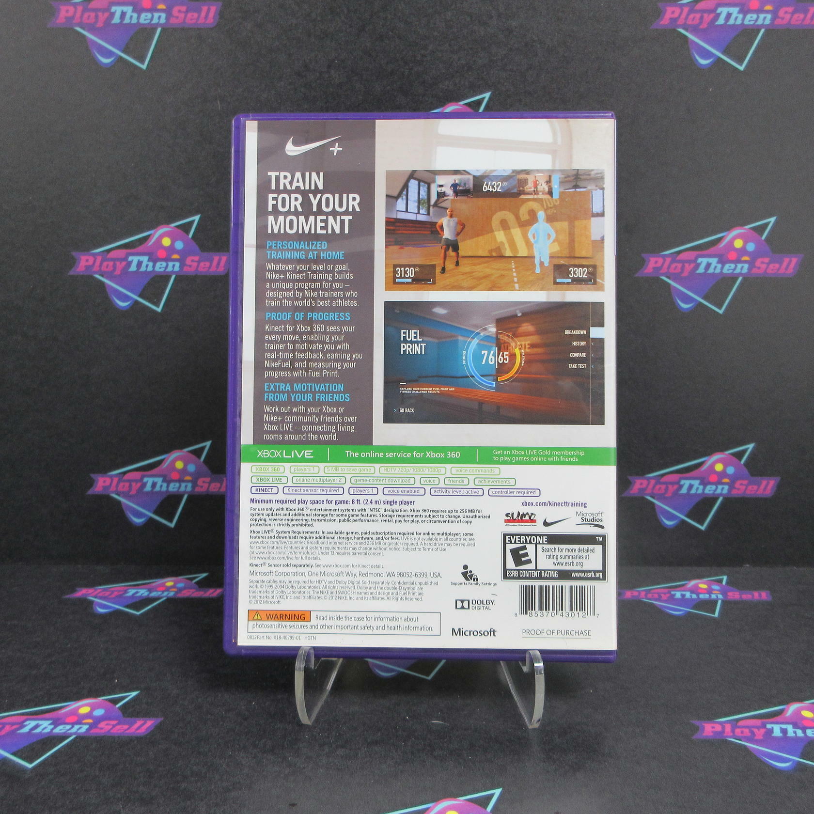 Nike+ Kinect Training Xbox 360 AD - Very Good
