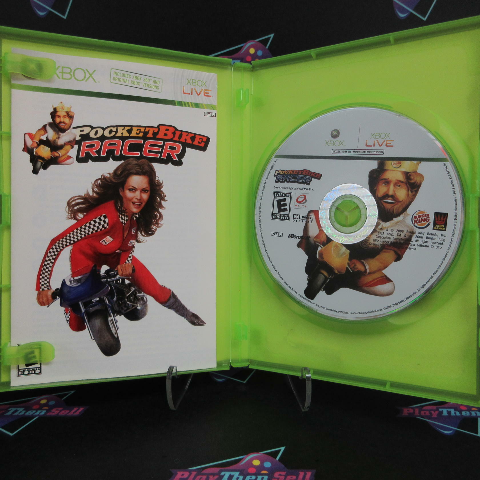 Pocket Bike Racer Xbox AD Complete CIB - Very Good
