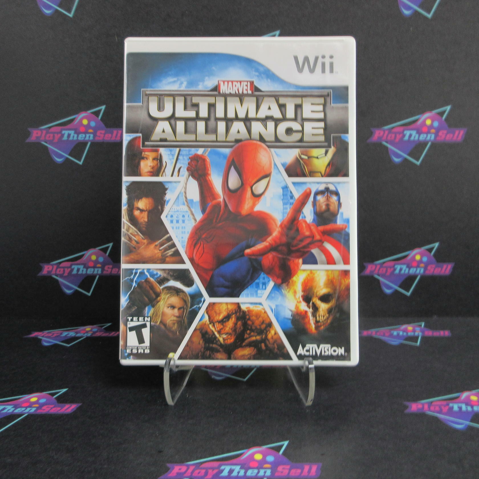 Marvel Ultimate Alliance Nintendo Wii AD Complete CIB - Very Good