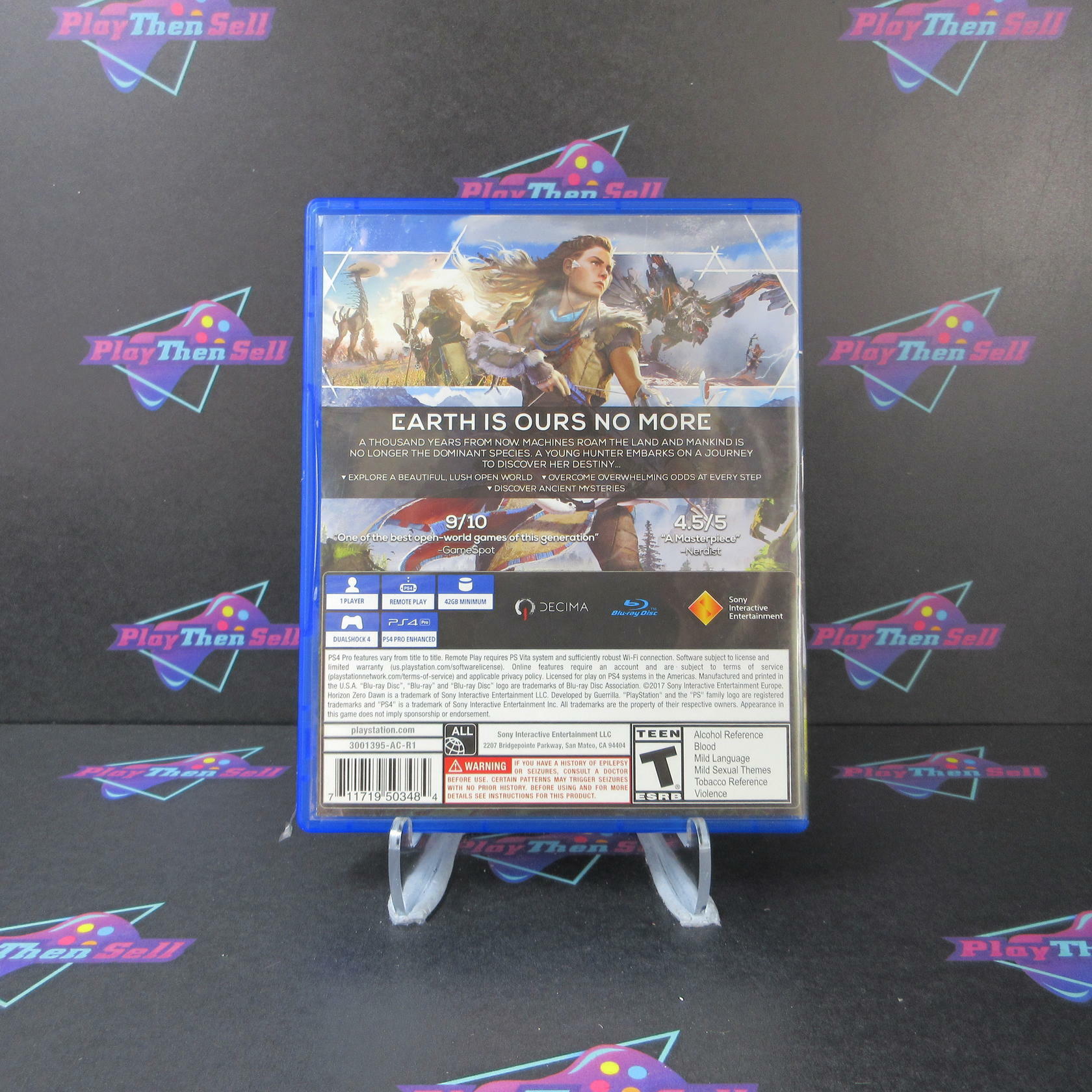 Horizon Zero Dawn PS4 PlayStation 4 AD Complete CIB - Very Good