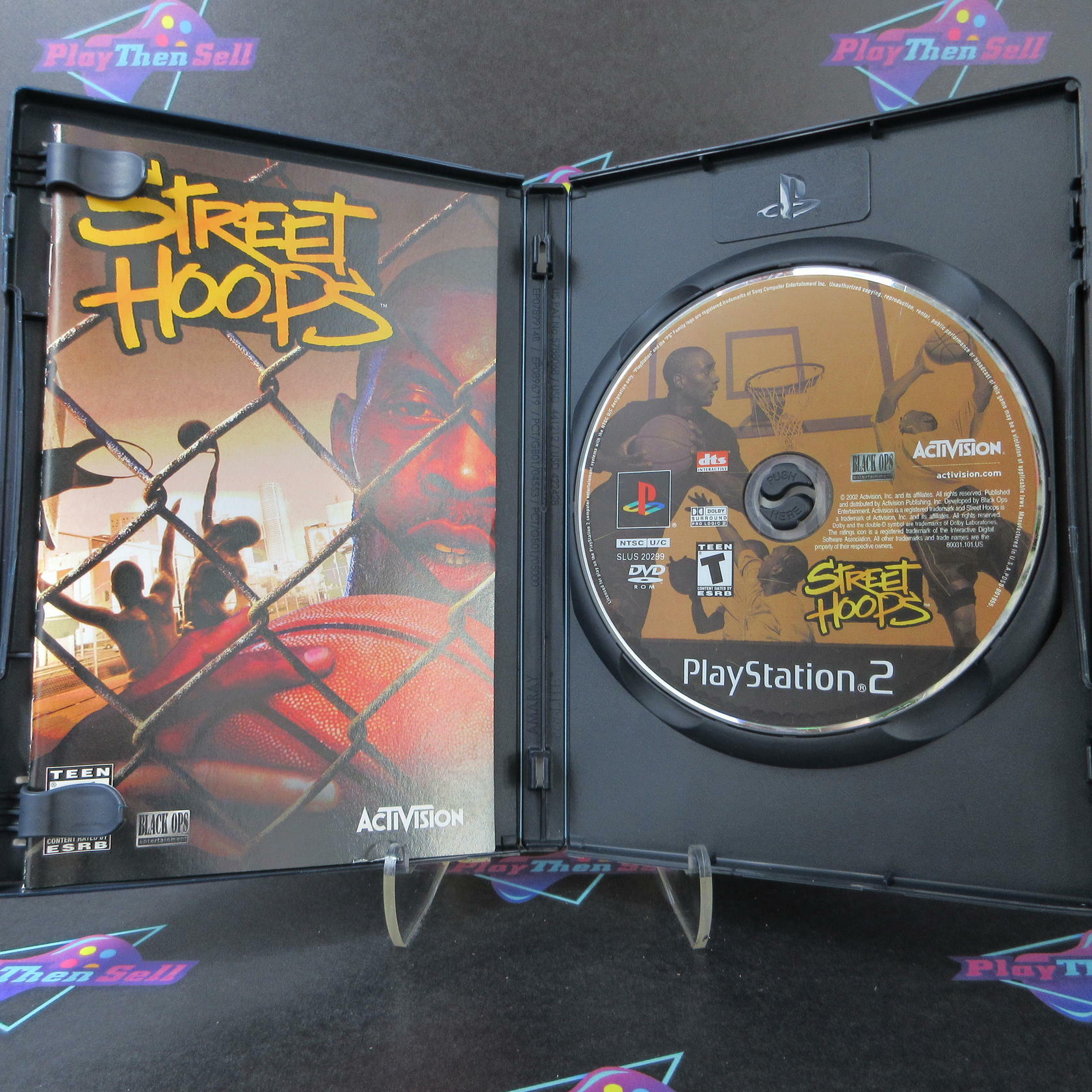 Street Hoops PS2 PlayStation 2 Black Label +  Reg Card - Like New