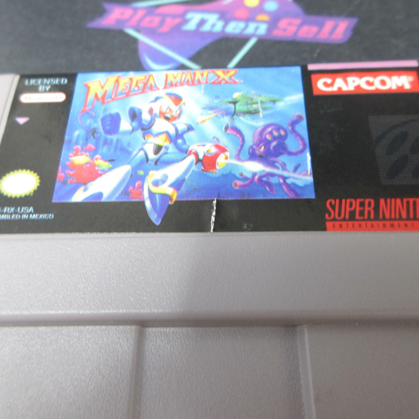Mega Man X Super Nintendo SNES Cartridge Only AD Authentic / Tested - Very Good