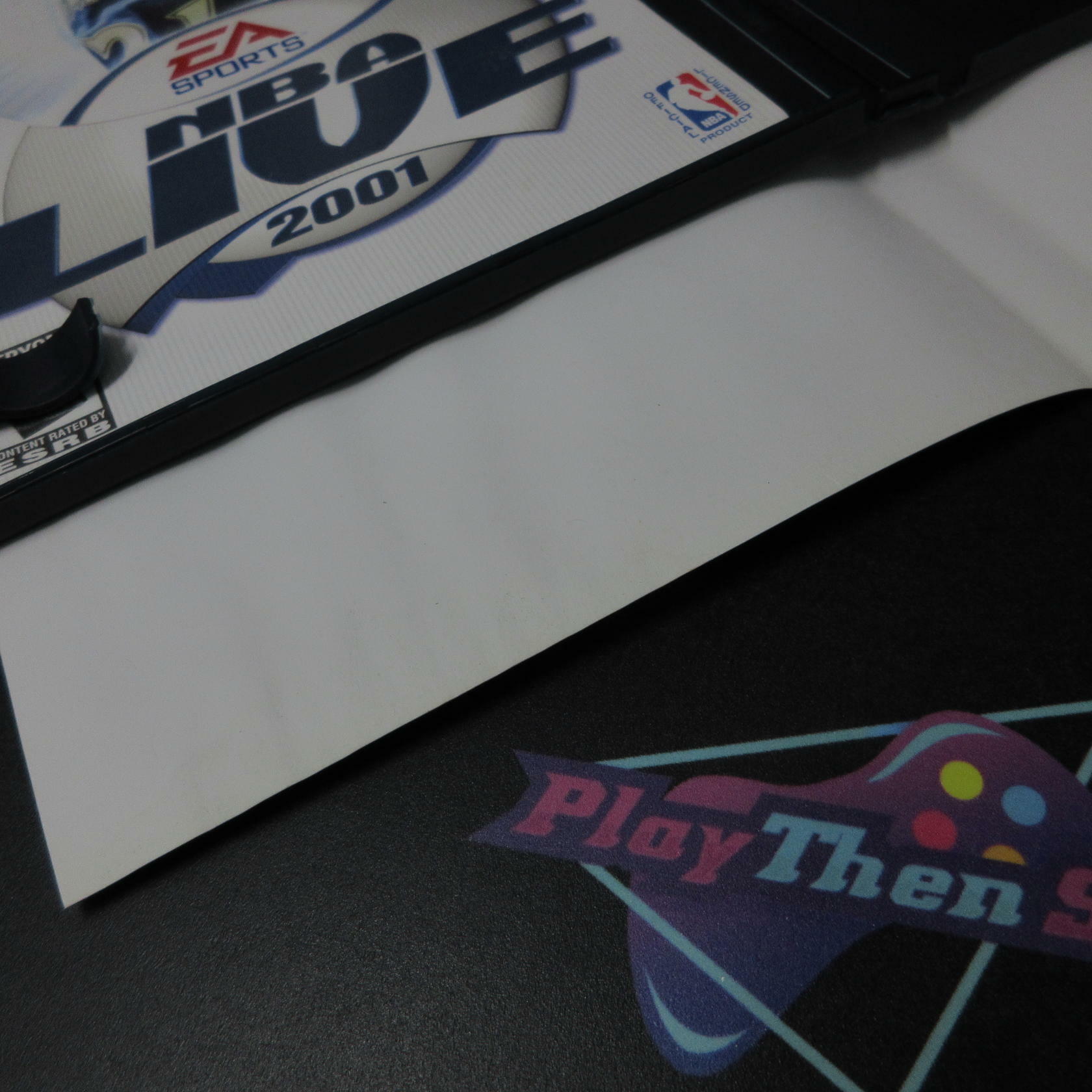 NBA Live 2001 + Reg Card PS2 PlayStation 2 AD Complete CIB - Very Good