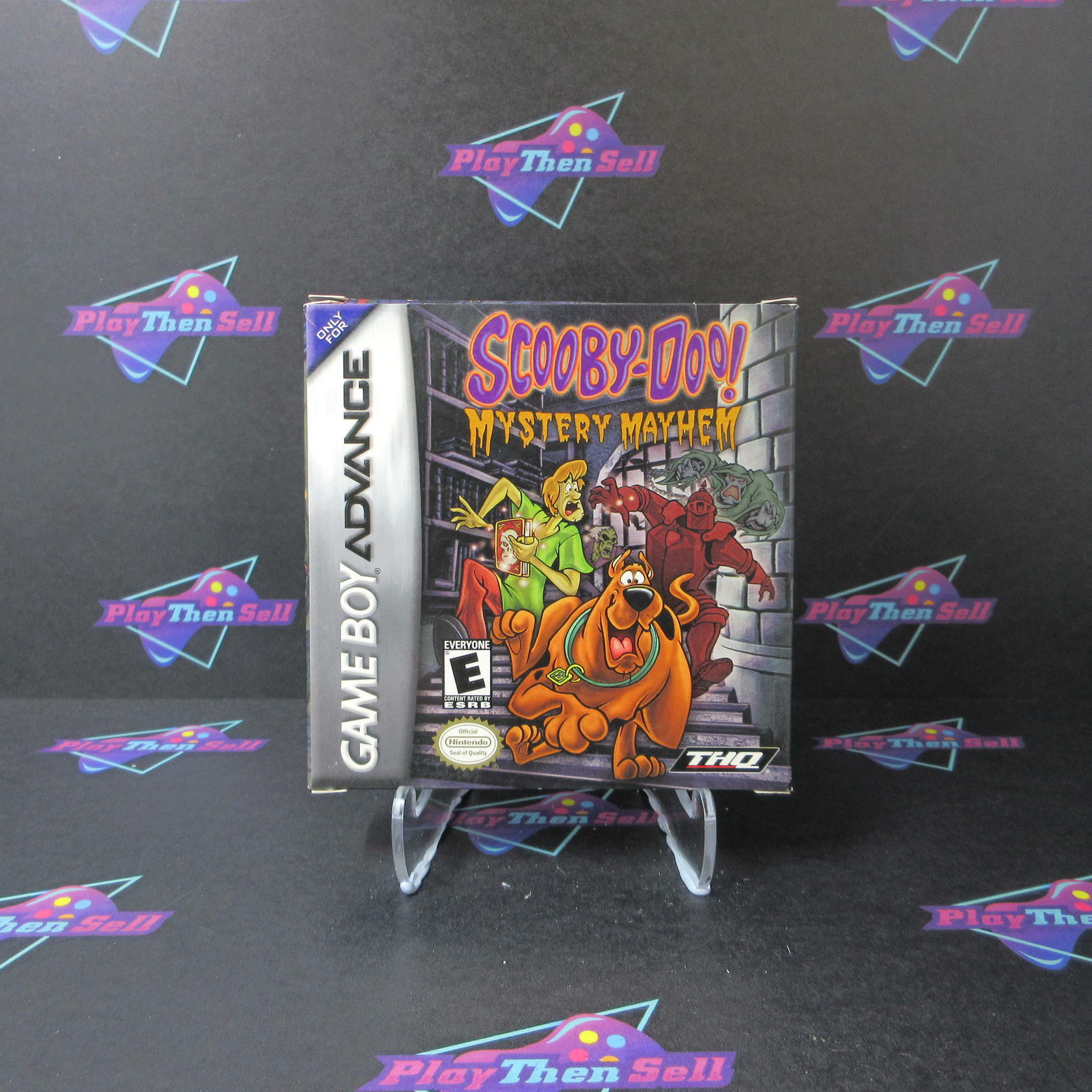 Scooby Doo Mystery Mayhem GBA Gameboy Advance + Poster - Like New