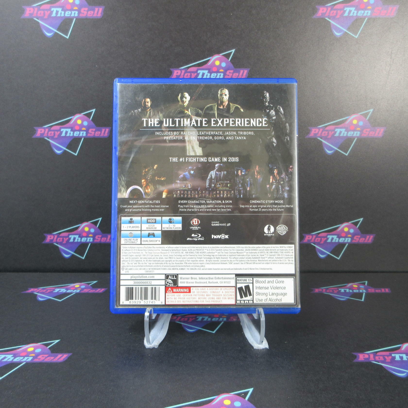 Mortal Kombat XL PS4 PlayStation 4 AD/DD - Very Good