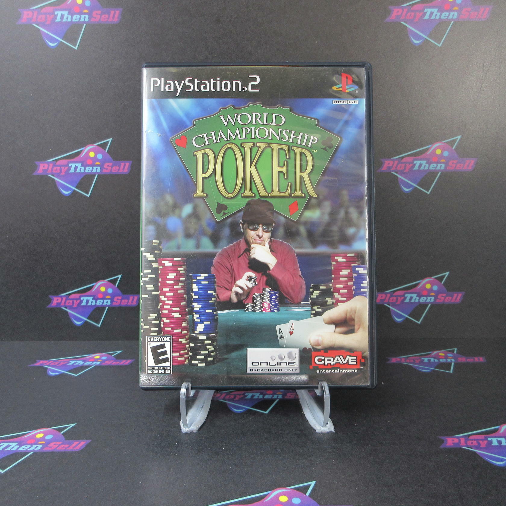 World Championship Poker PS2 PlayStation 2 - Very Good