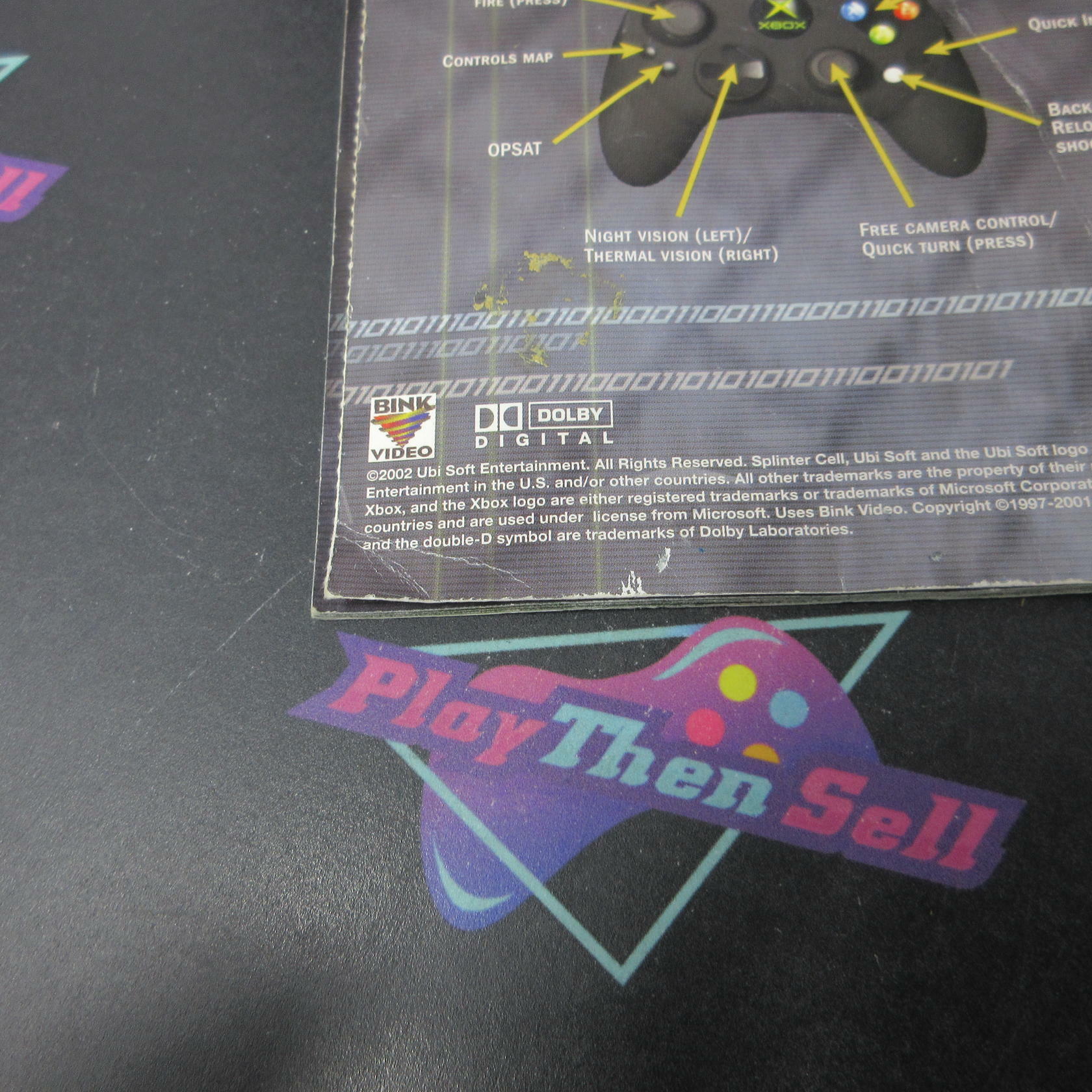 Tom Clancy's Splinter Cell PH Xbox MD Complete CIB - Very Good