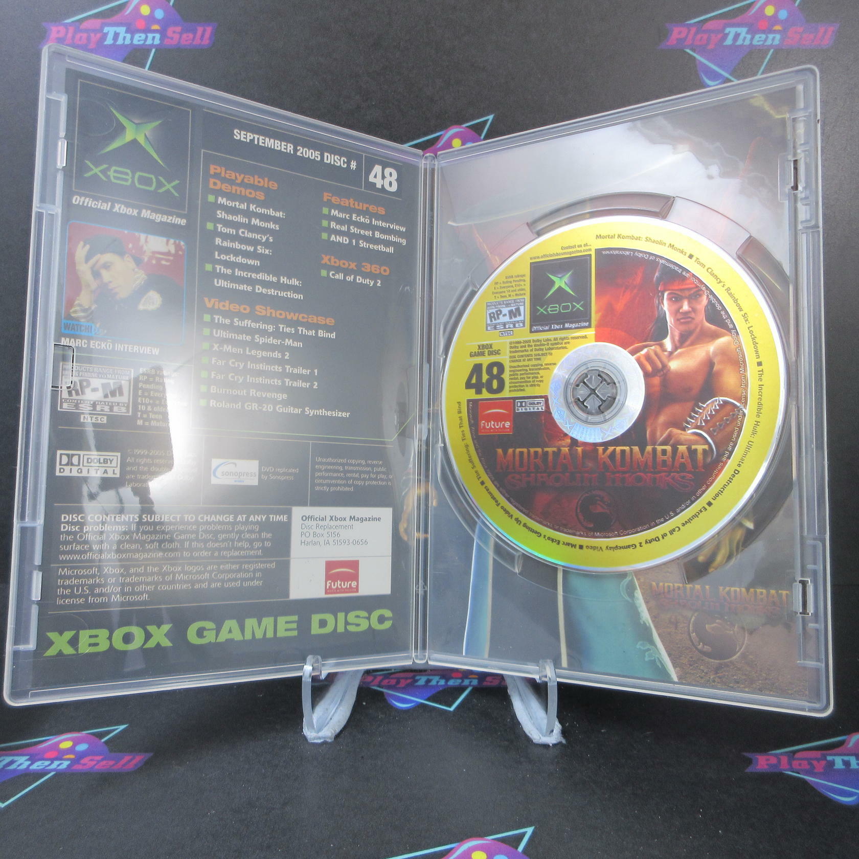 Official Xbox Magazine Xbox Demo Disc September 2005 #48 - Like New