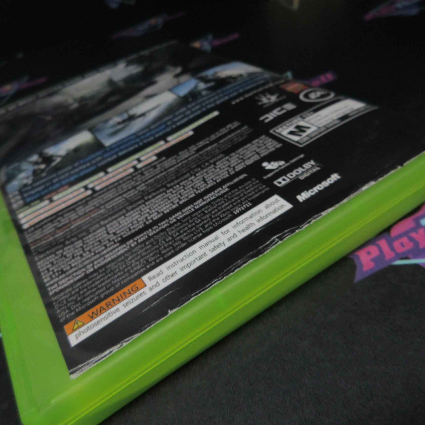 Battlefield 3 Xbox 360 Promotional Art / AD/NM - Very Good