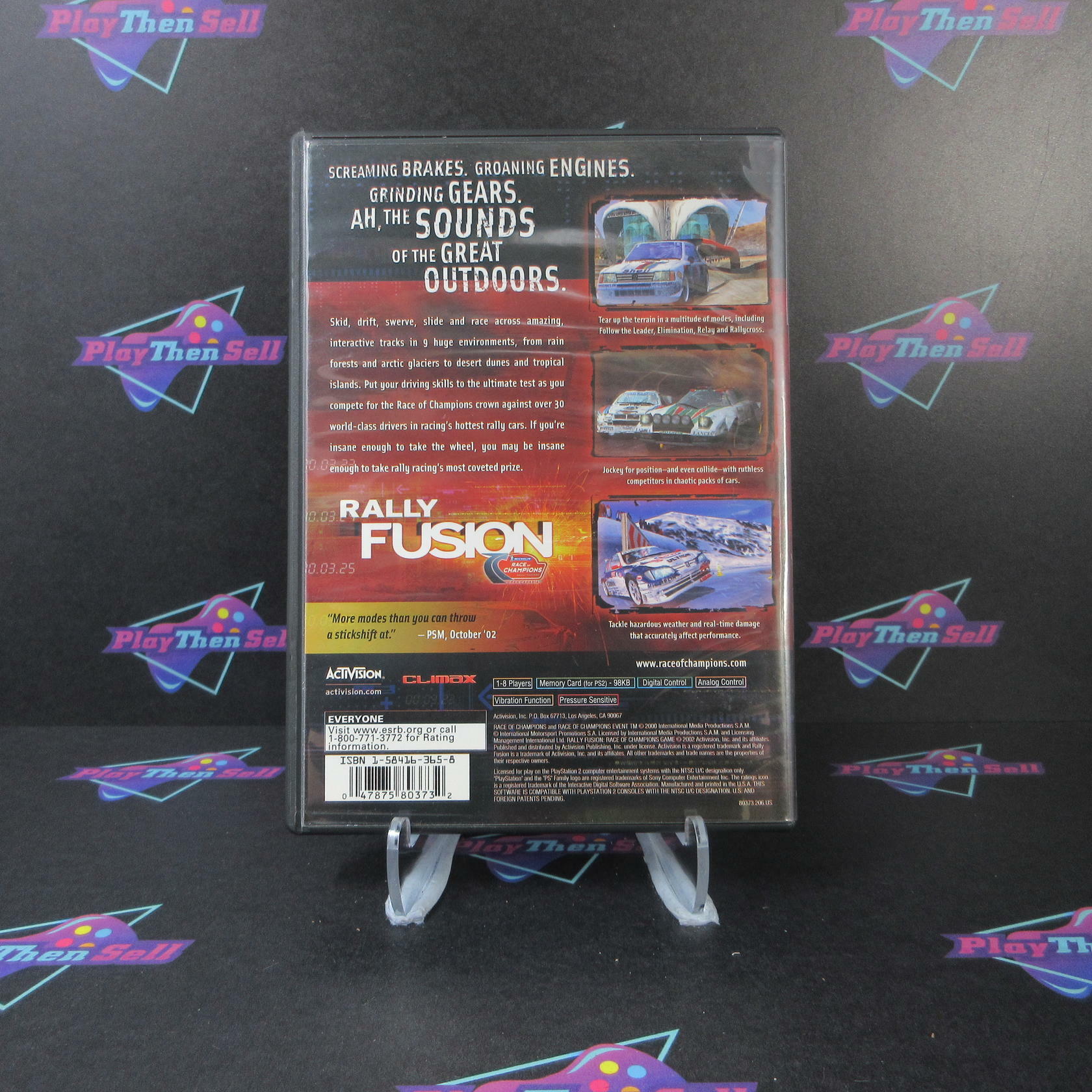 Rally Fusion Race of Champions PS2 PlayStation 2 + Reg Card - Like New