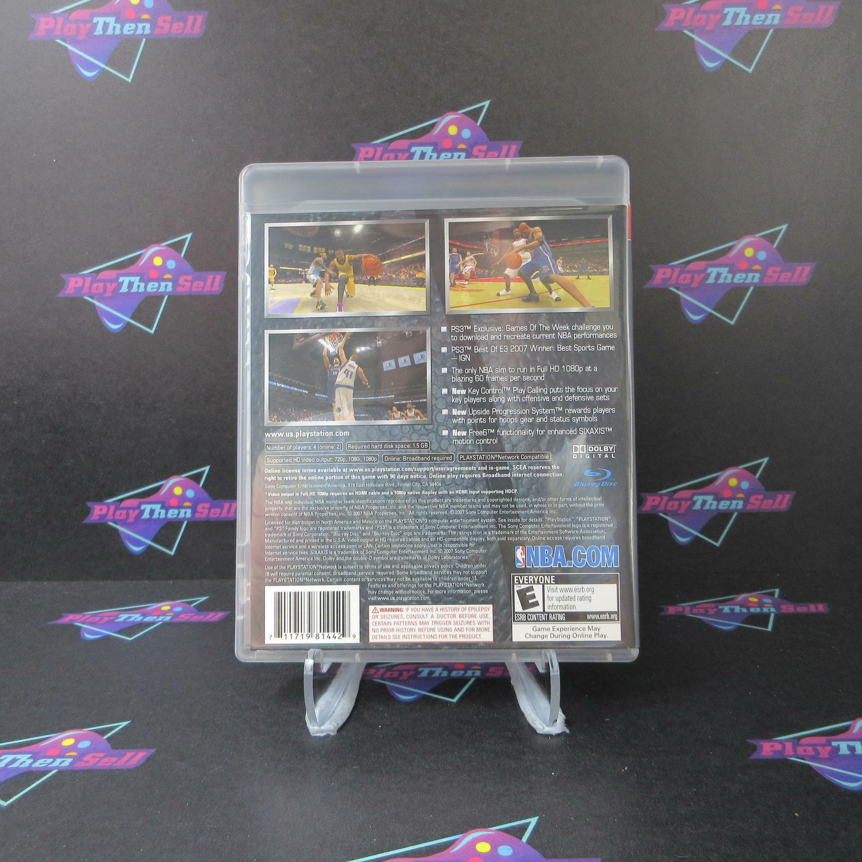 NBA 08 PS3 PlayStation 3 + Reg Card - Like New